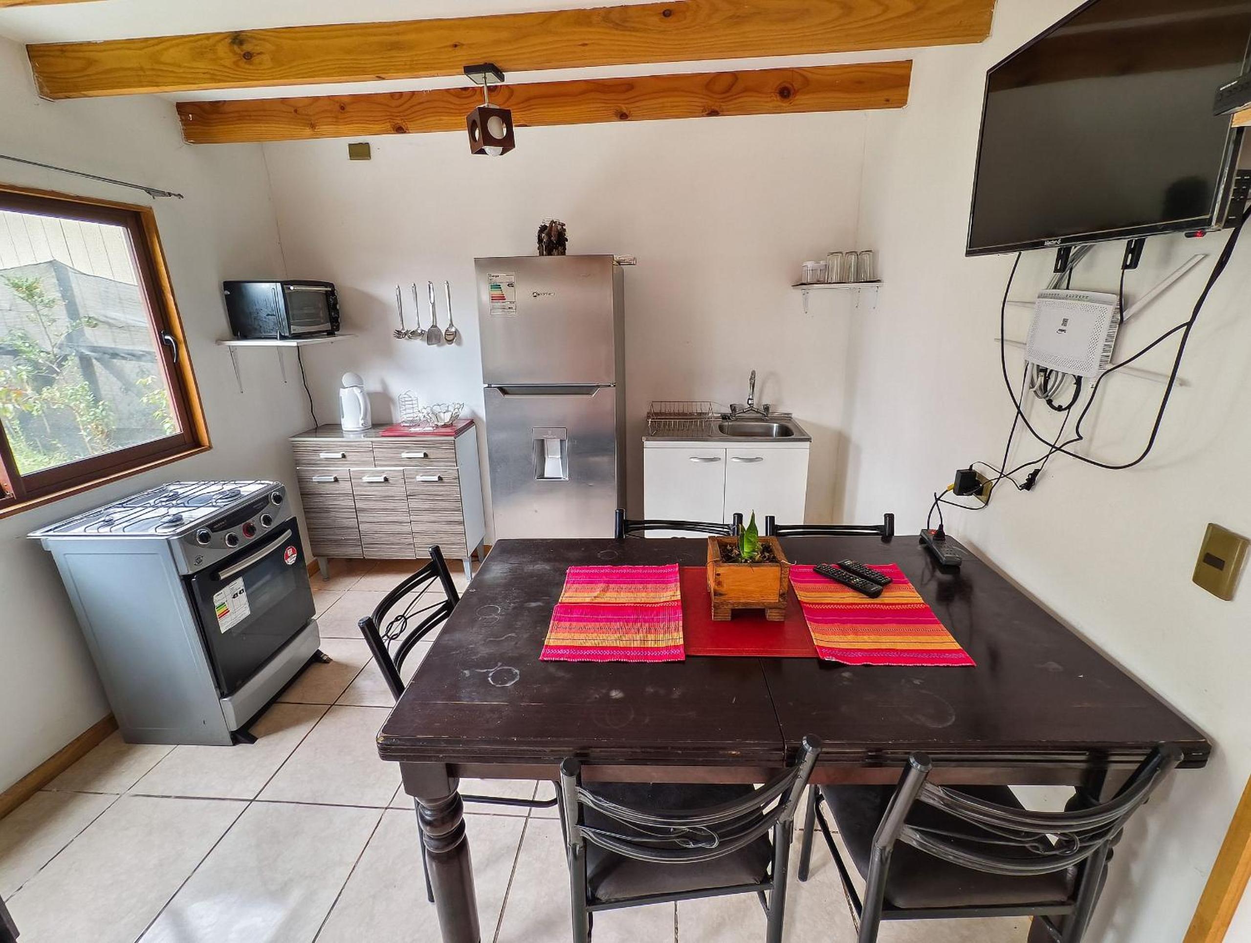 Cabaña para 6 con juegos - La Casona Pucón