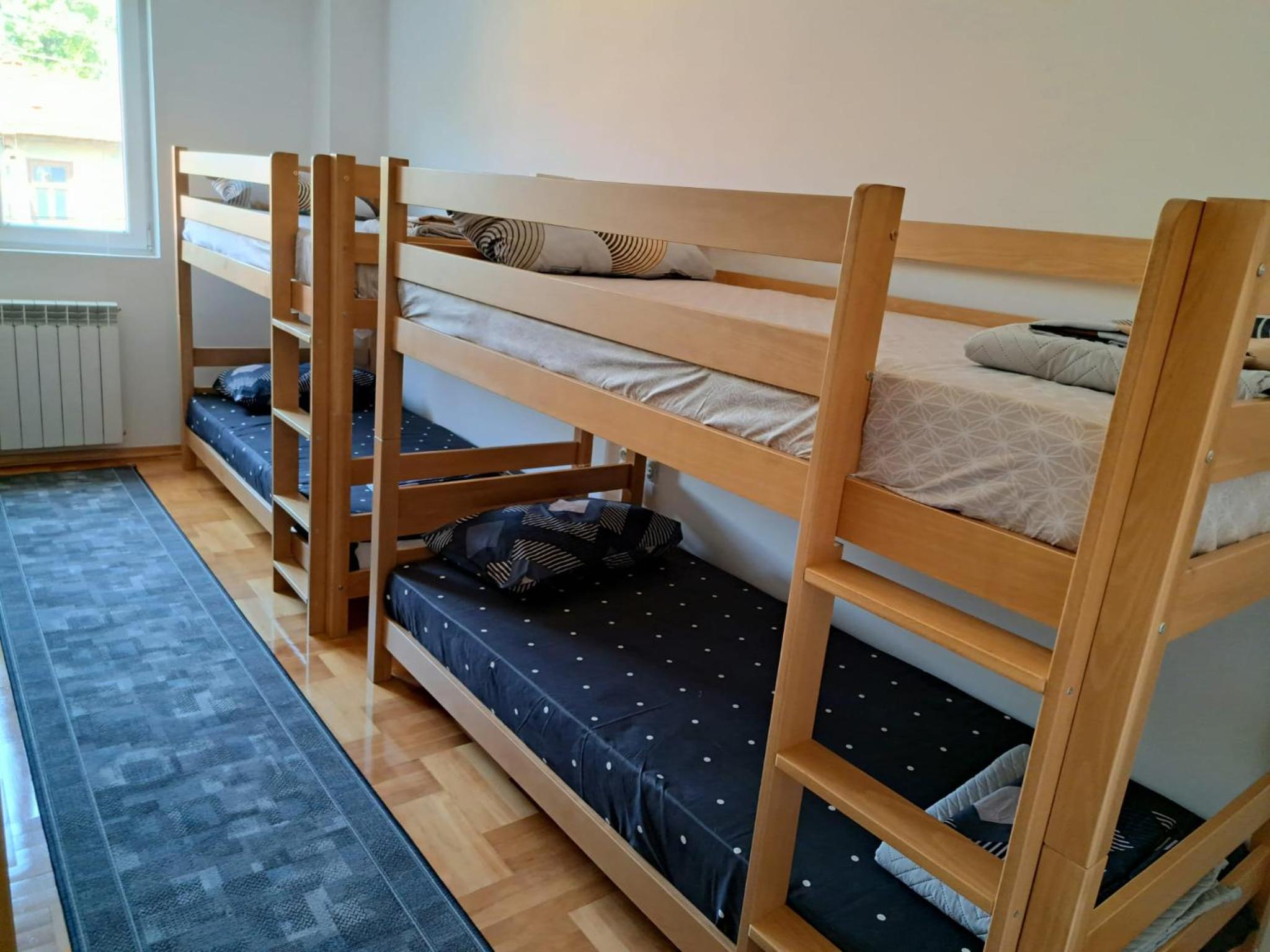 Spacious Hostel Rooms