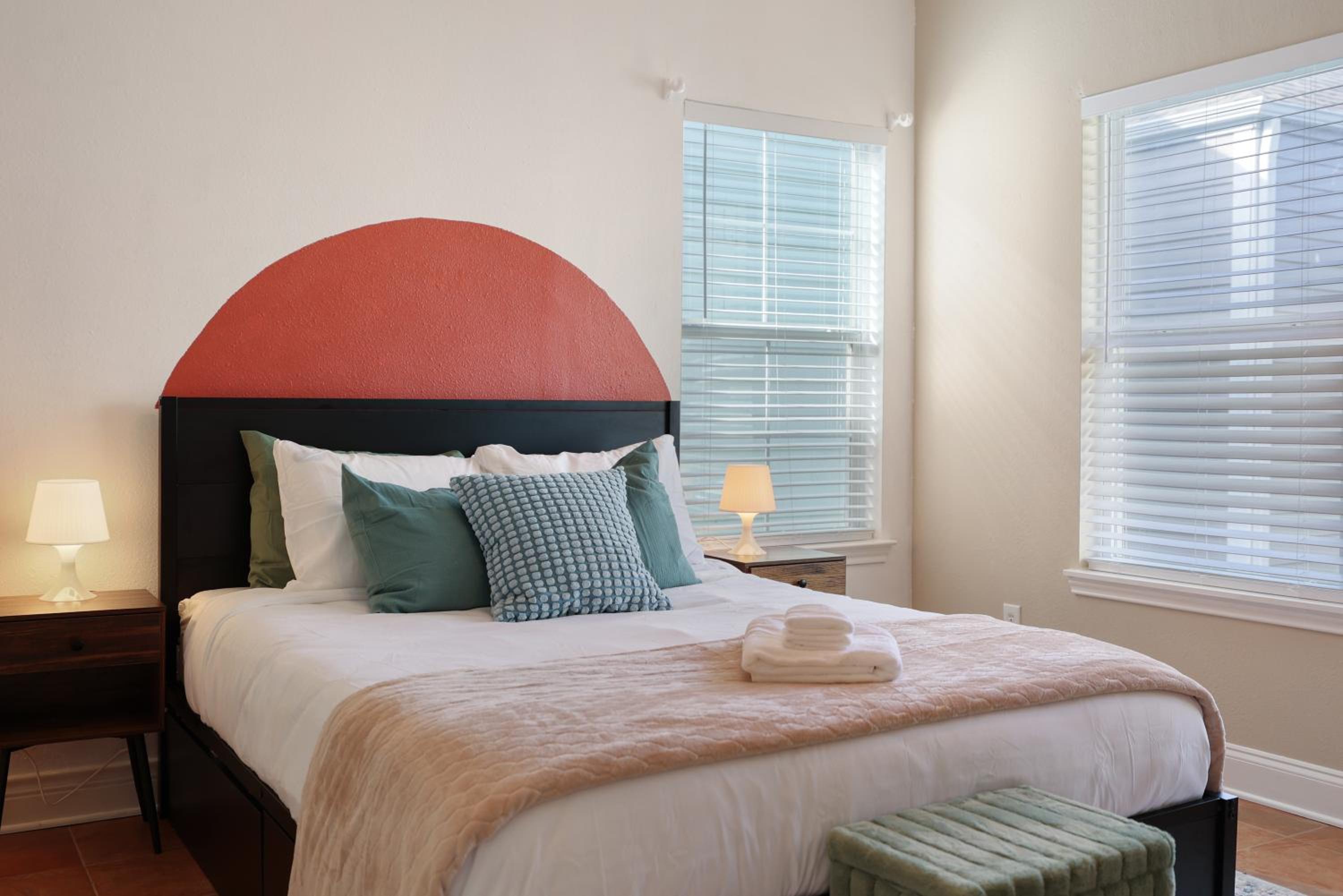 Townhome - Modern Boho - Heights - King bed view 4