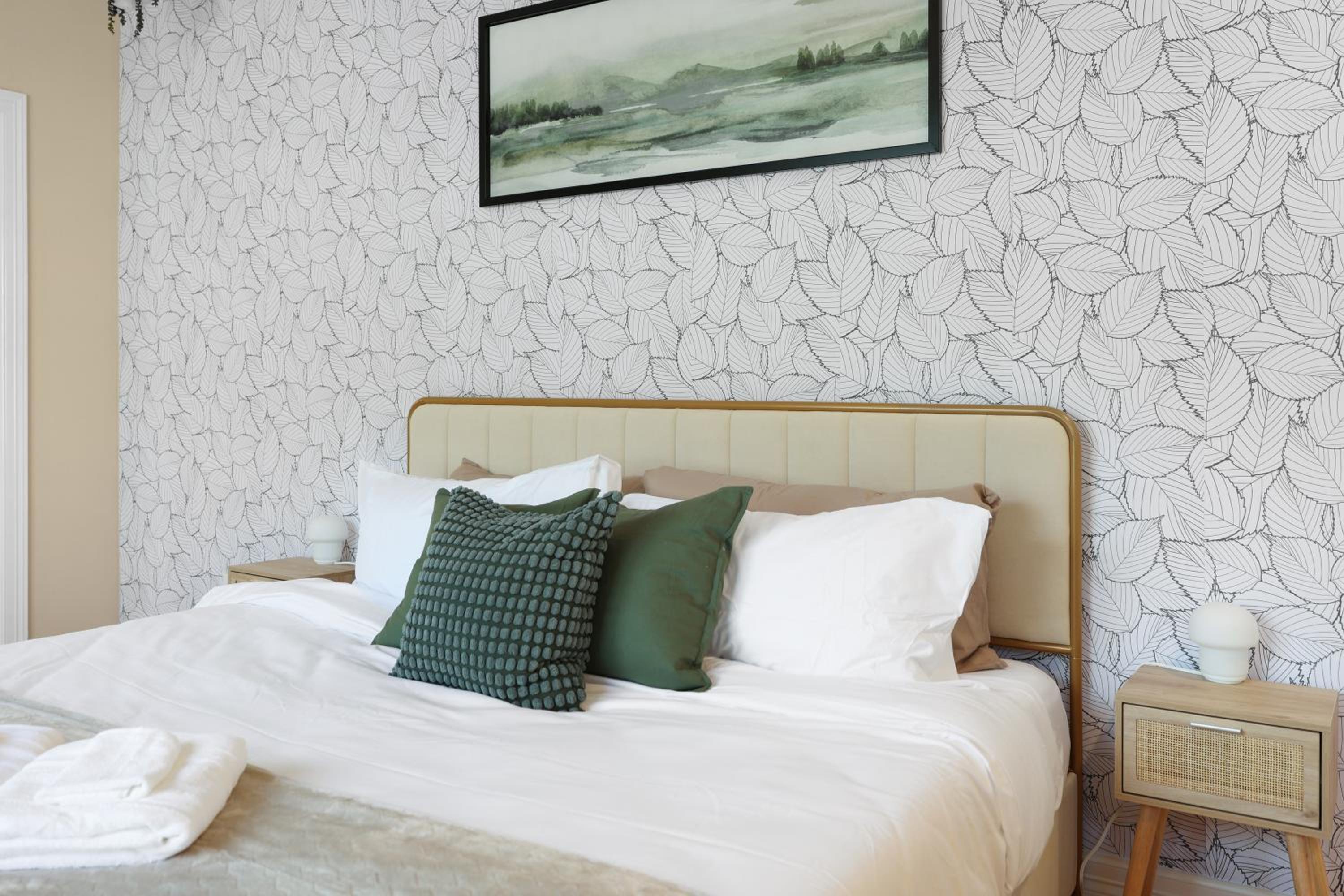 Townhome - Modern Boho - Heights - King bed view 3
