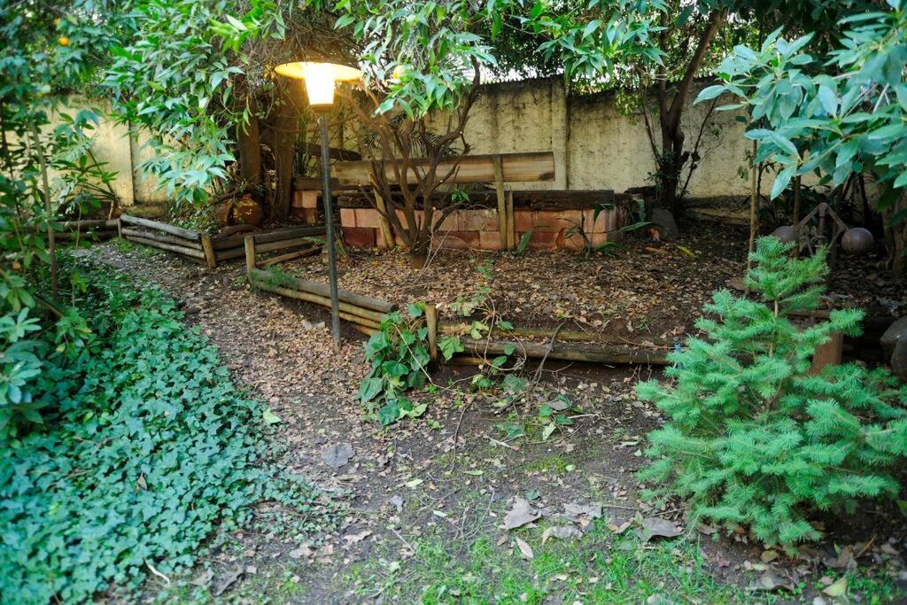 Jardín privado para familias y trabajo
