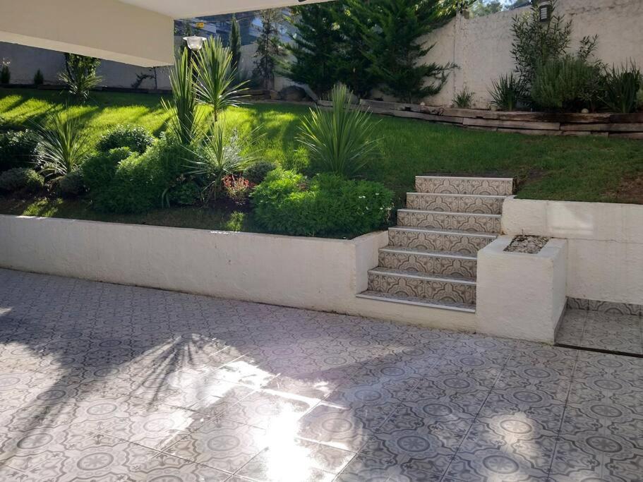 Jardín privado para familias y trabajo