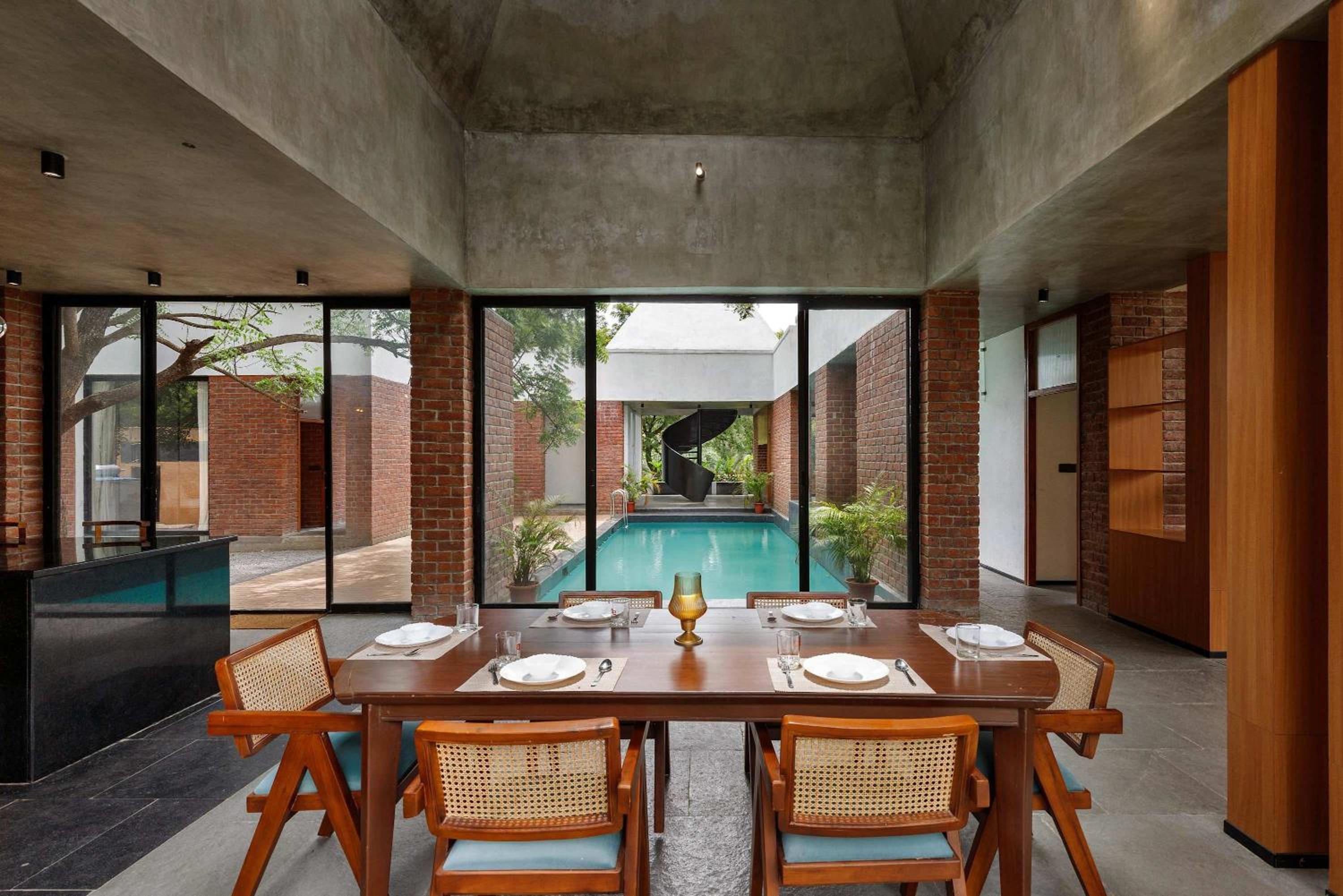 Aurora Grandeur Villaby StayJade Pool AC Lawn 3BHK view 5