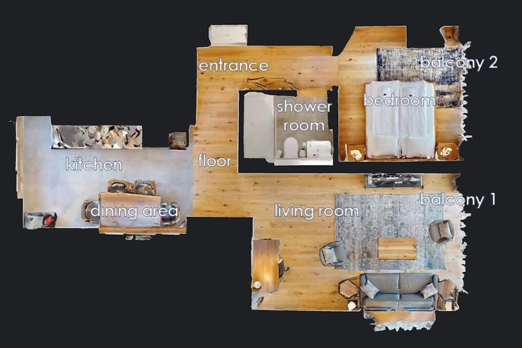 Exceptional 1BR flat - Sun 3