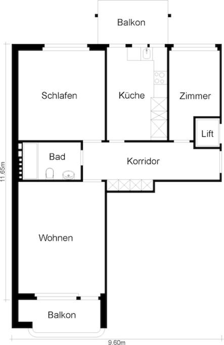 Very nice 2BD flat city center Enge - Wille 1