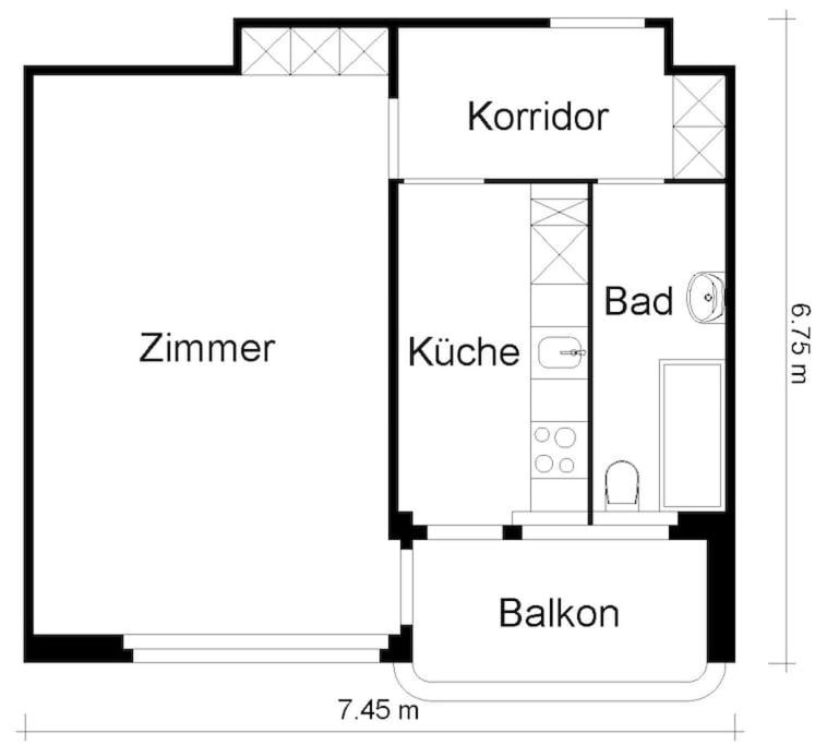 Amazing studio city center - Wille 4