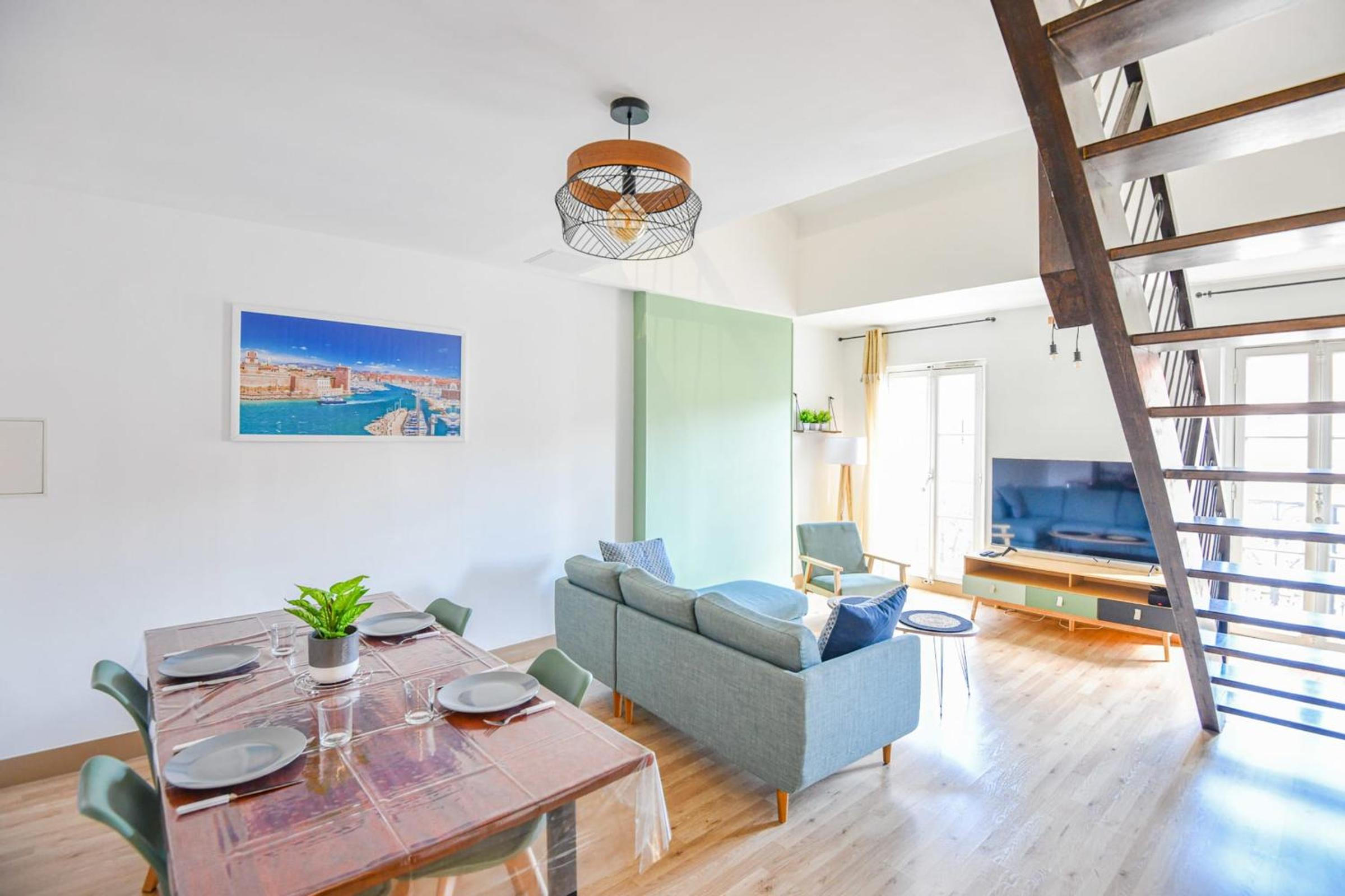 Le République - Beau duplex avec 2 ch hypercentre
