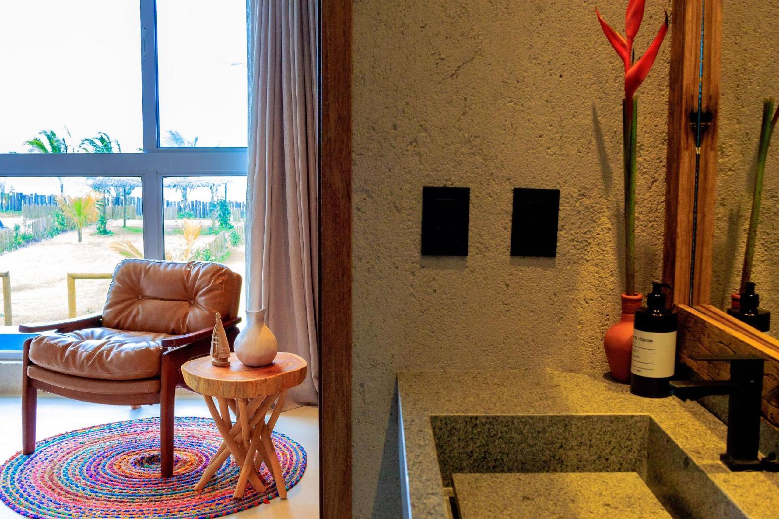 Casa AWA E07 - Milagres com Piscina à Beira-Mar