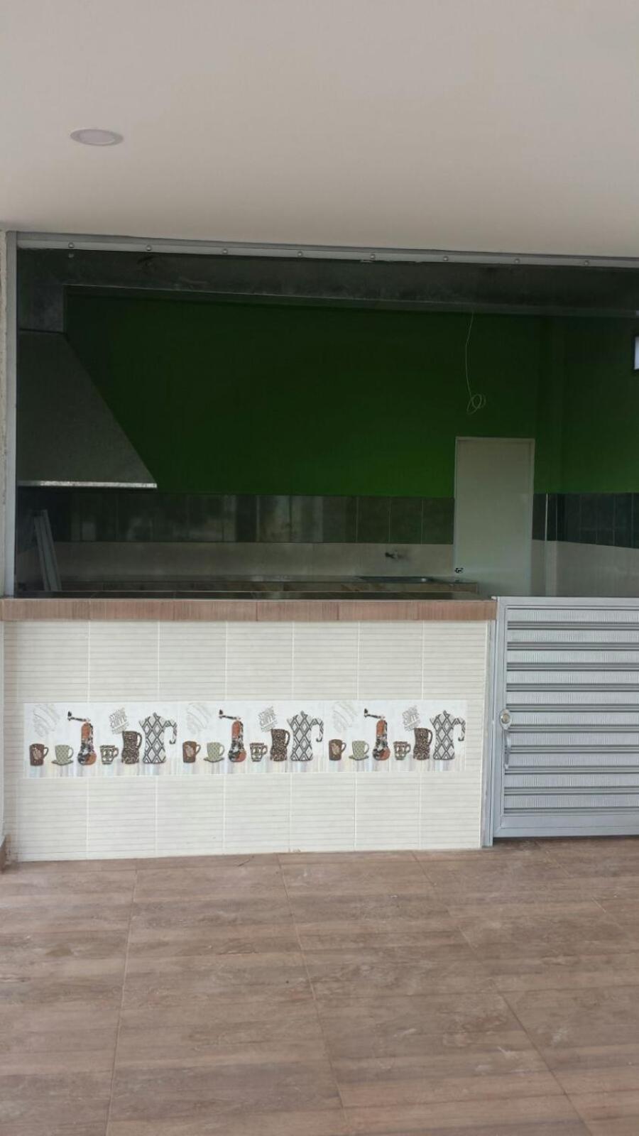 outdoor BBQ area