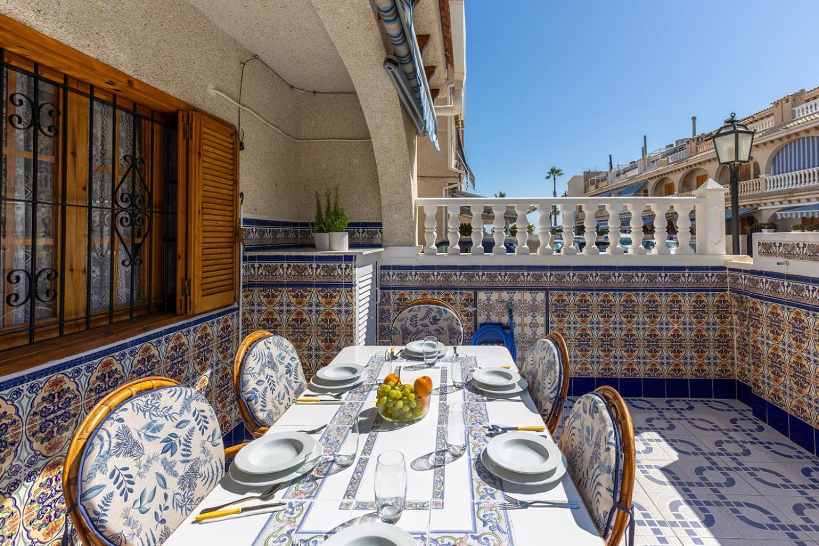 Santa Pola Mediterranean House with AC and Wifi