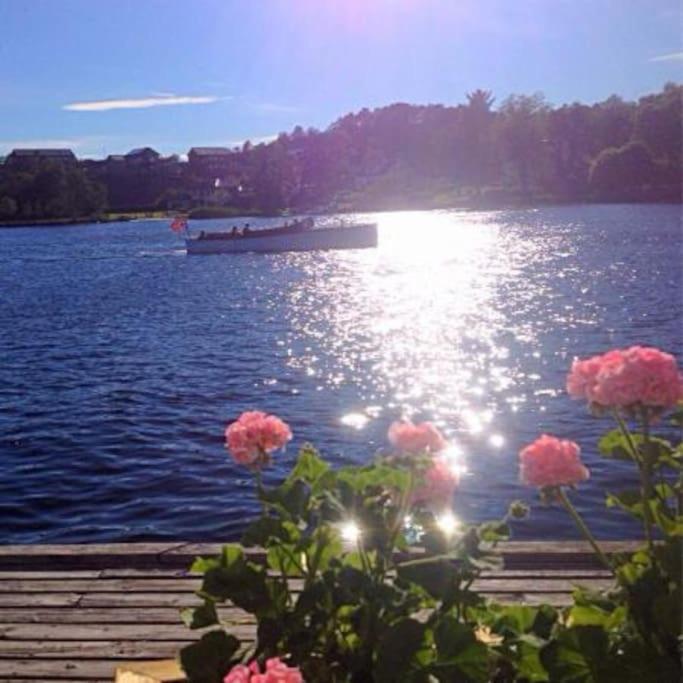 Spacious Southern Norway Villa with Private Garden and Boat