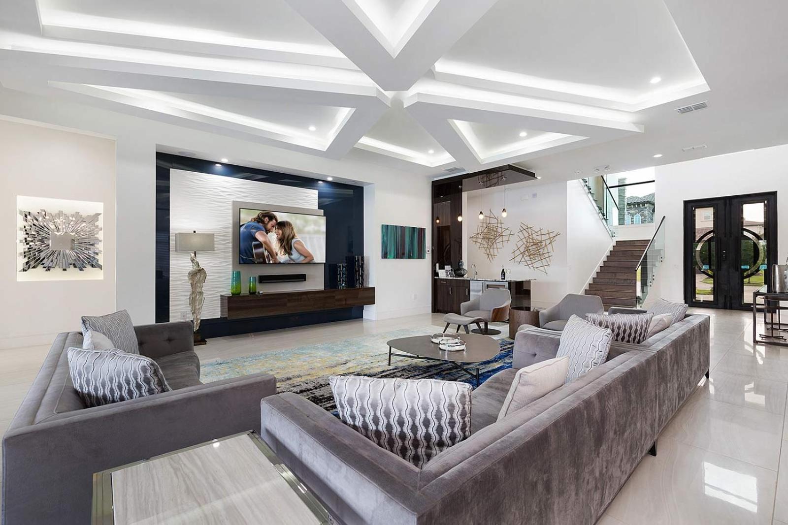 Luxe Villa with Arcade, Game Loft, Theater, Huge Pool