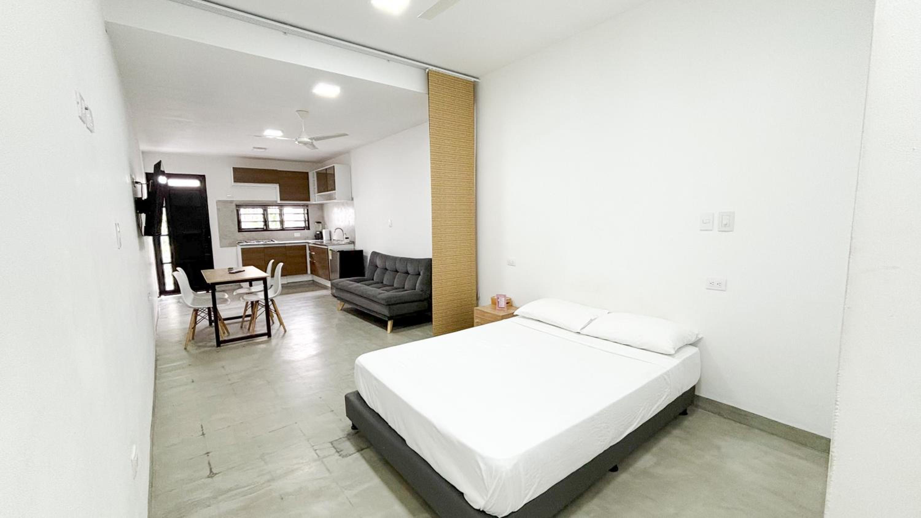 Loft del Río Honda - Apartaestudio completo con parqueadero y aire acondicionado