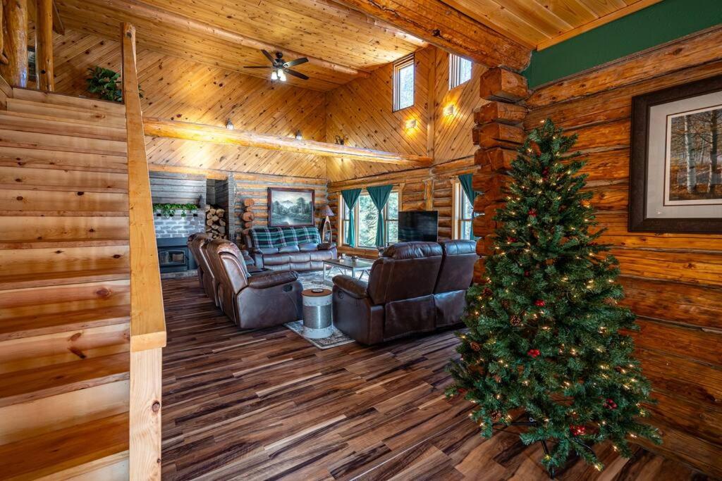 Woodland Haven Serene Log Retreat with Sauna view 3