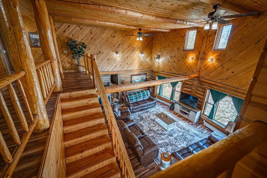 Woodland Haven Serene Log Retreat with Sauna view 4