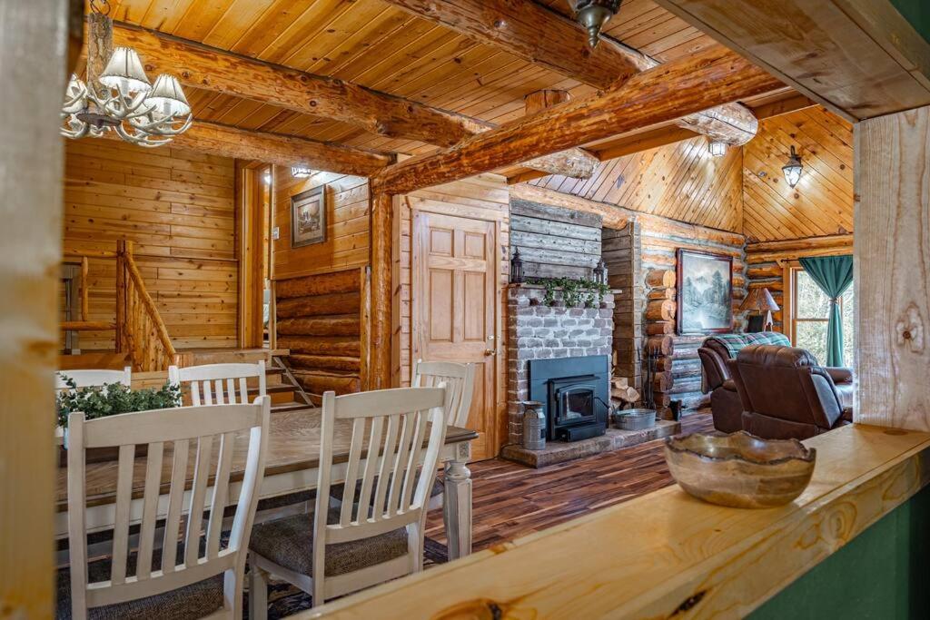 Woodland Haven Serene Log Retreat with Sauna view 5