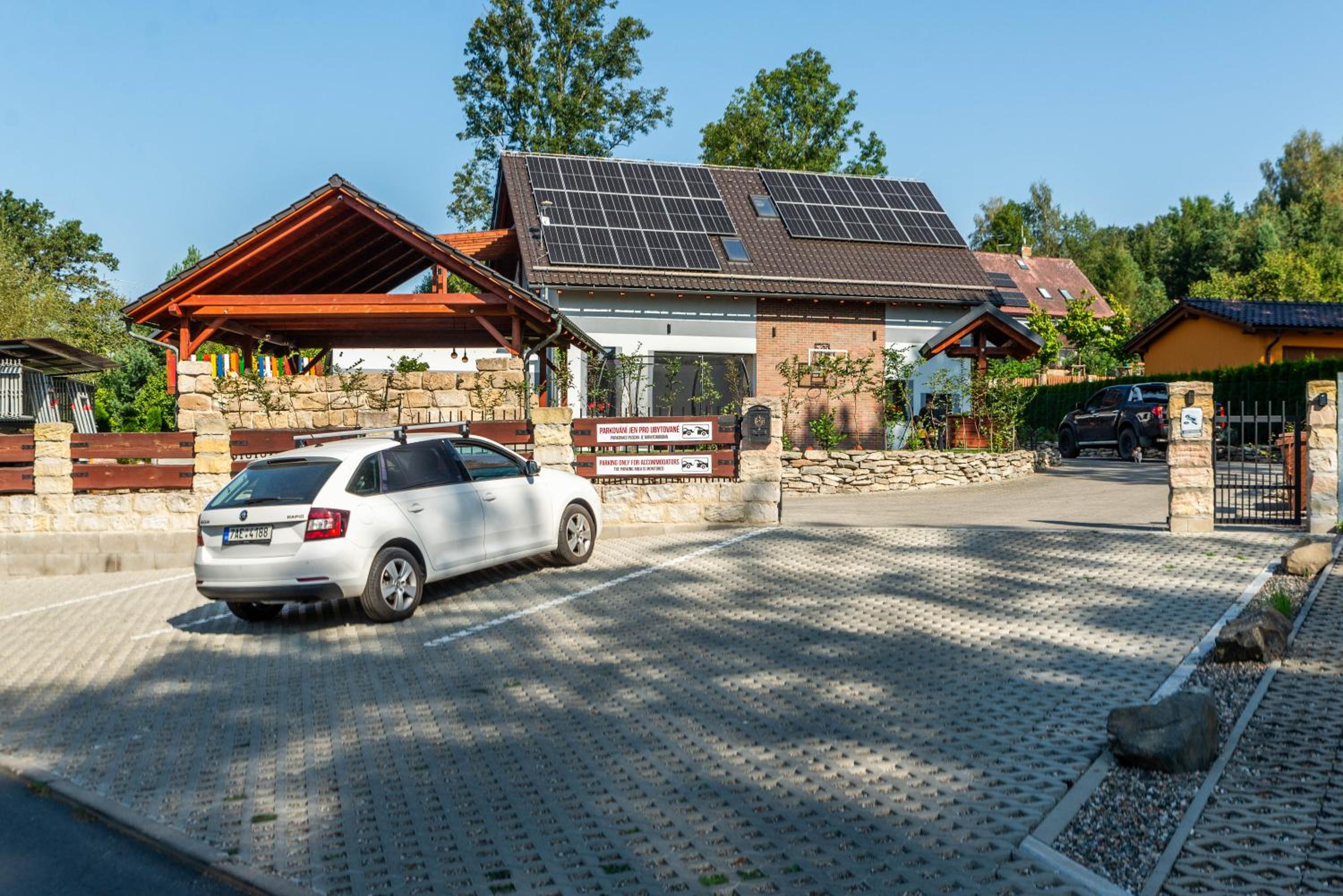 Apartmán na okraji města s vlastním parkováním