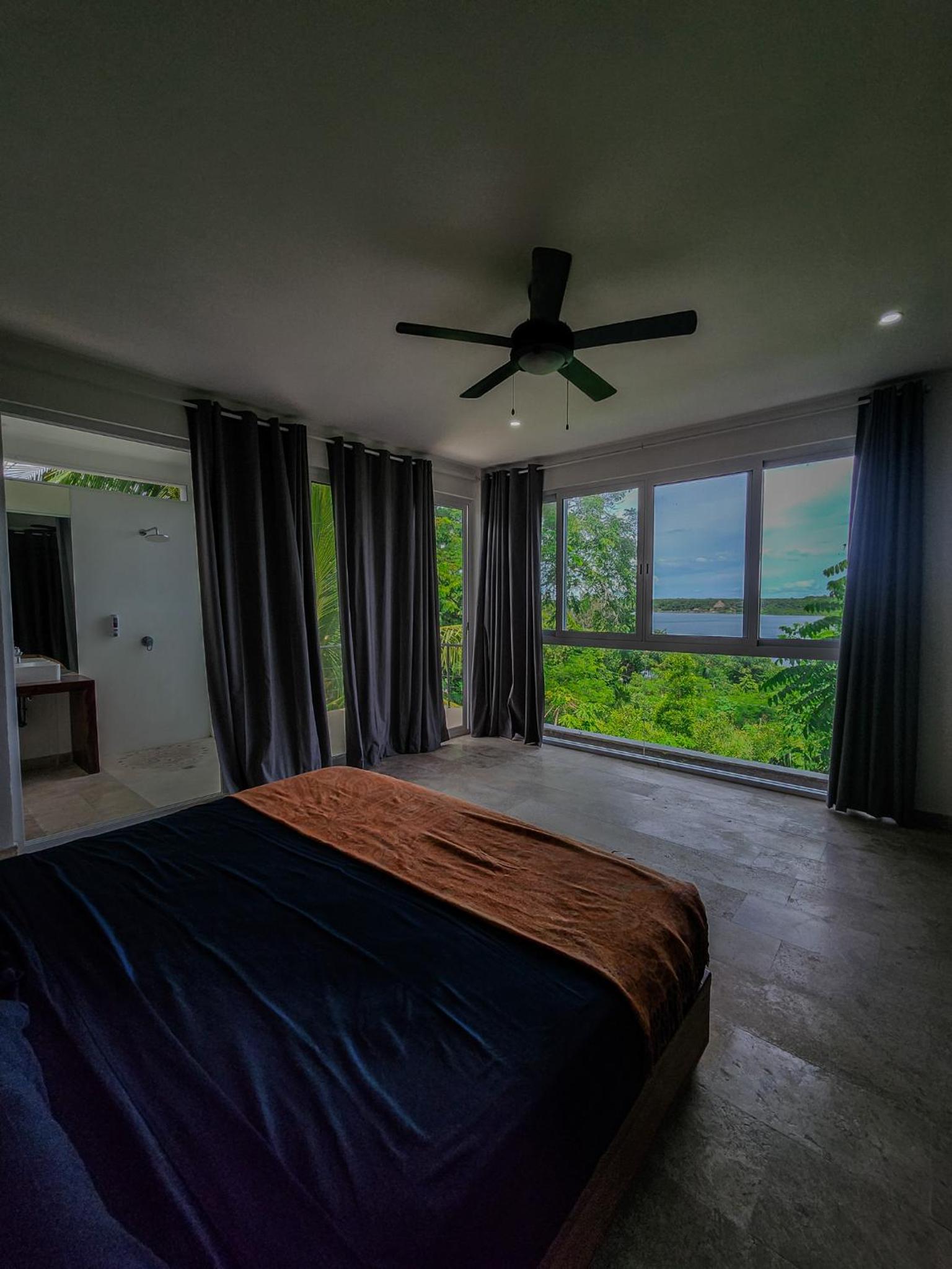 Luxury Lake Villa with Pool & Lagoon Views in Bacalar