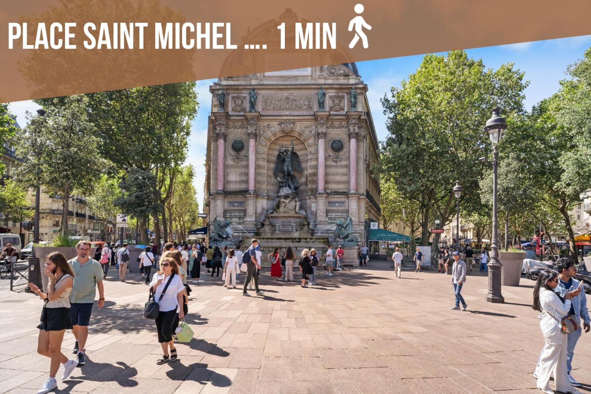 Paris Central Gem 9 Min Walk to Notre-Dame and Louvre