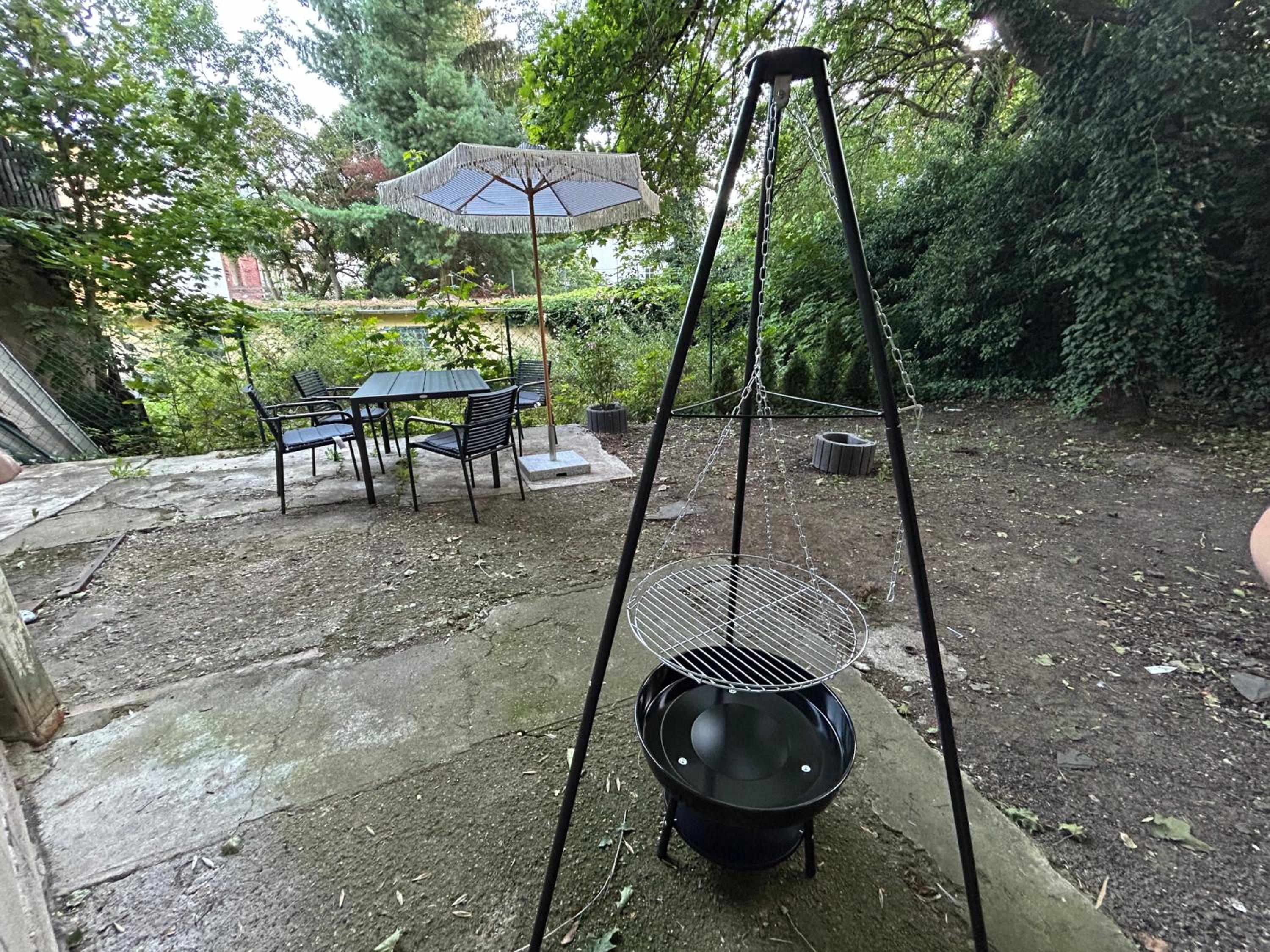 Zentrales Apartment mit Garten