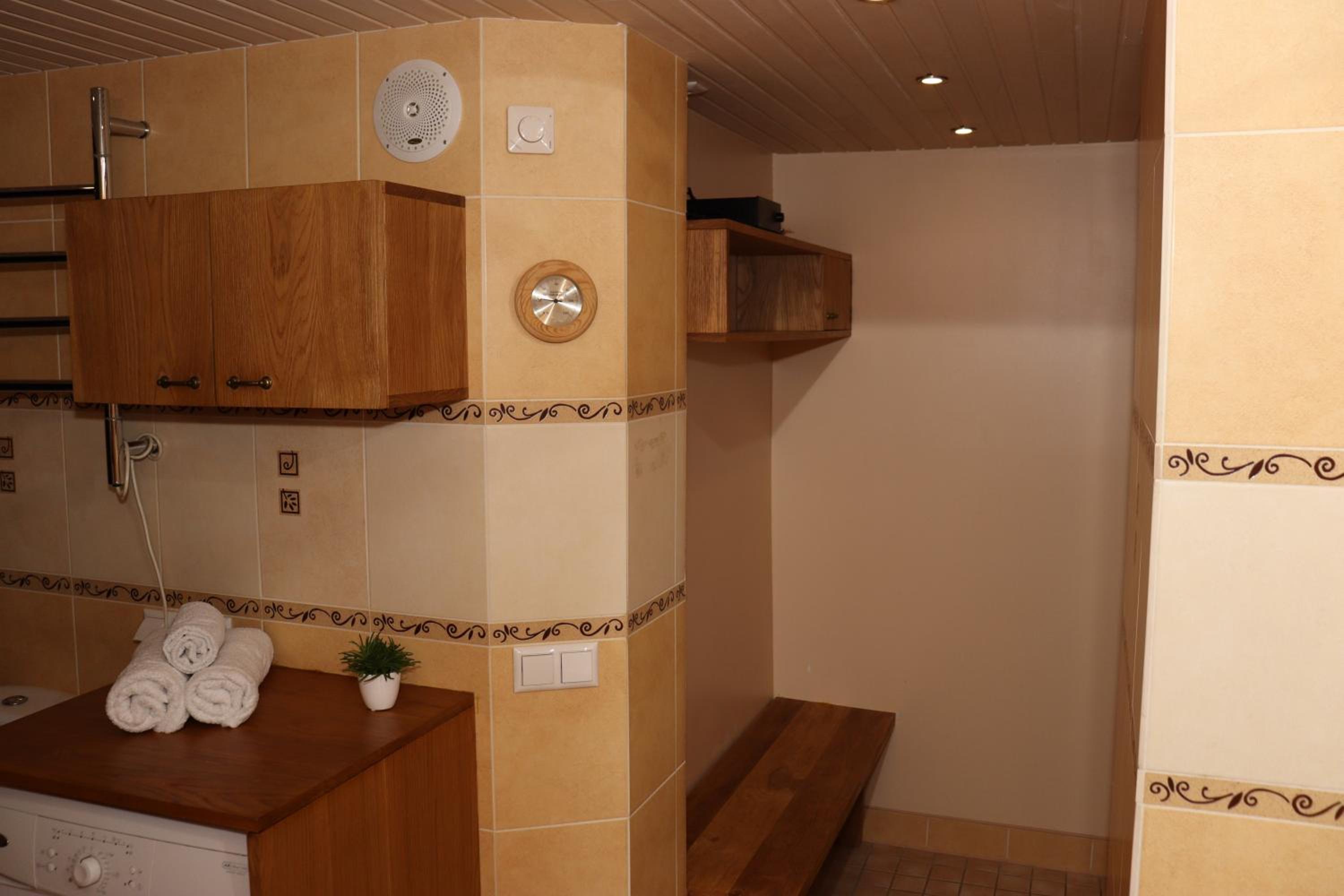 Cozy apartment with a sauna
