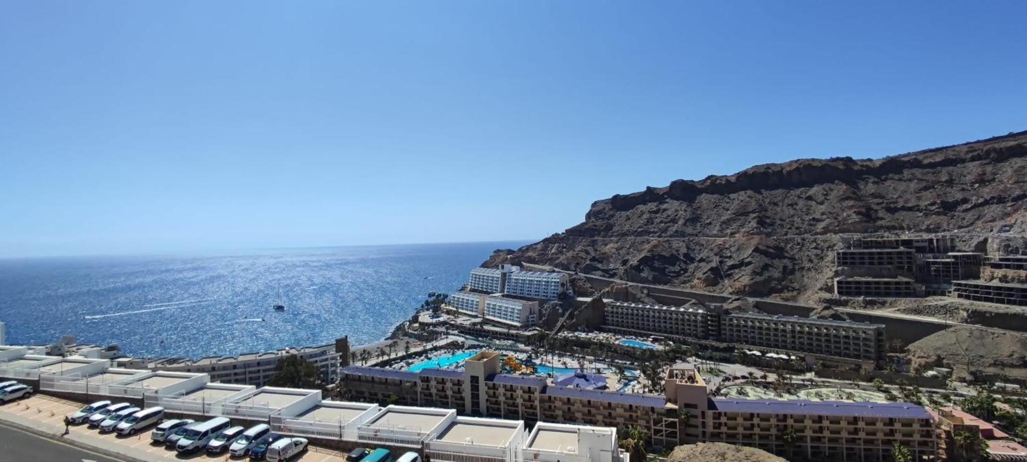 Ocean view apartment in Taurito, Mogan - Top Floor view 2