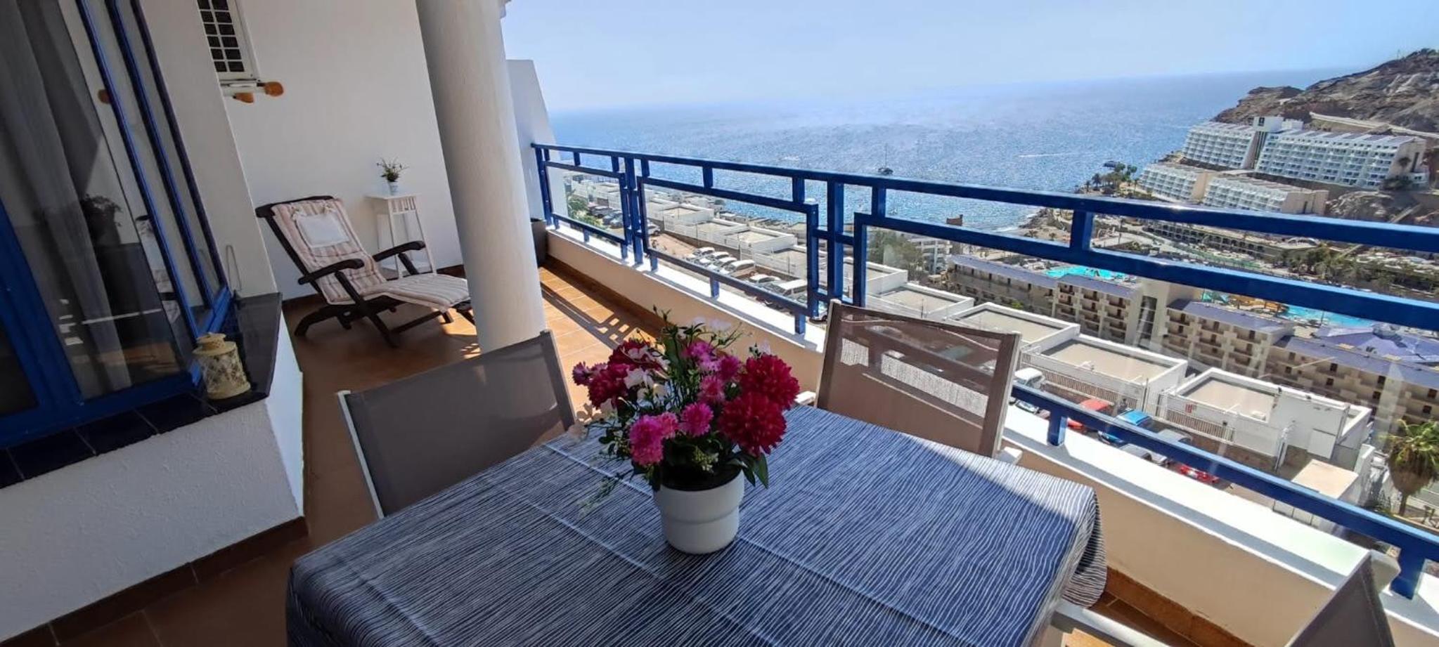 Ocean view apartment in Taurito, Mogan - Top Floor view 4