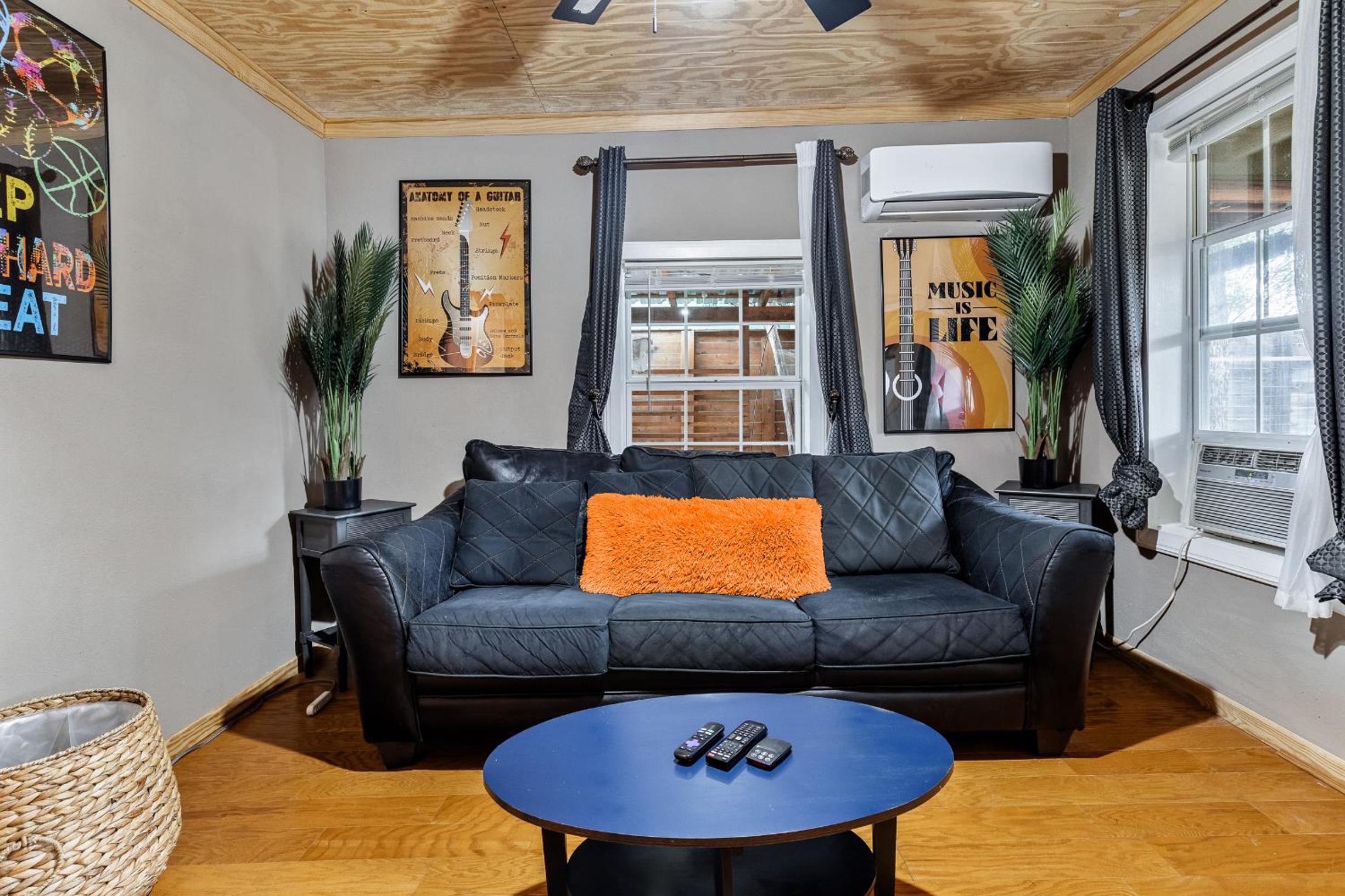 Charming home with patios fireplace and BBQ area view 2