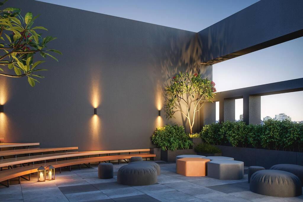 Vila Olímpia Studio Good Local Piscina Coworking Rooftop Cinema Gym CAMA QUEEN e SOFÁ CAMA QUEEN confortáveis e grandes