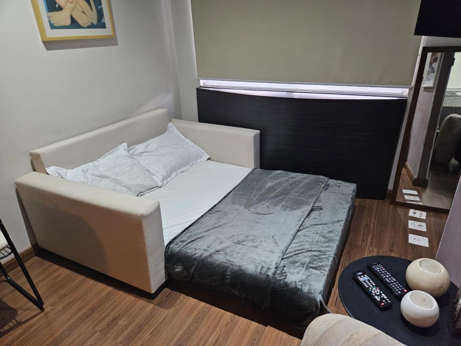 Flat em hotel na Bela Vista R Maestro Cardim