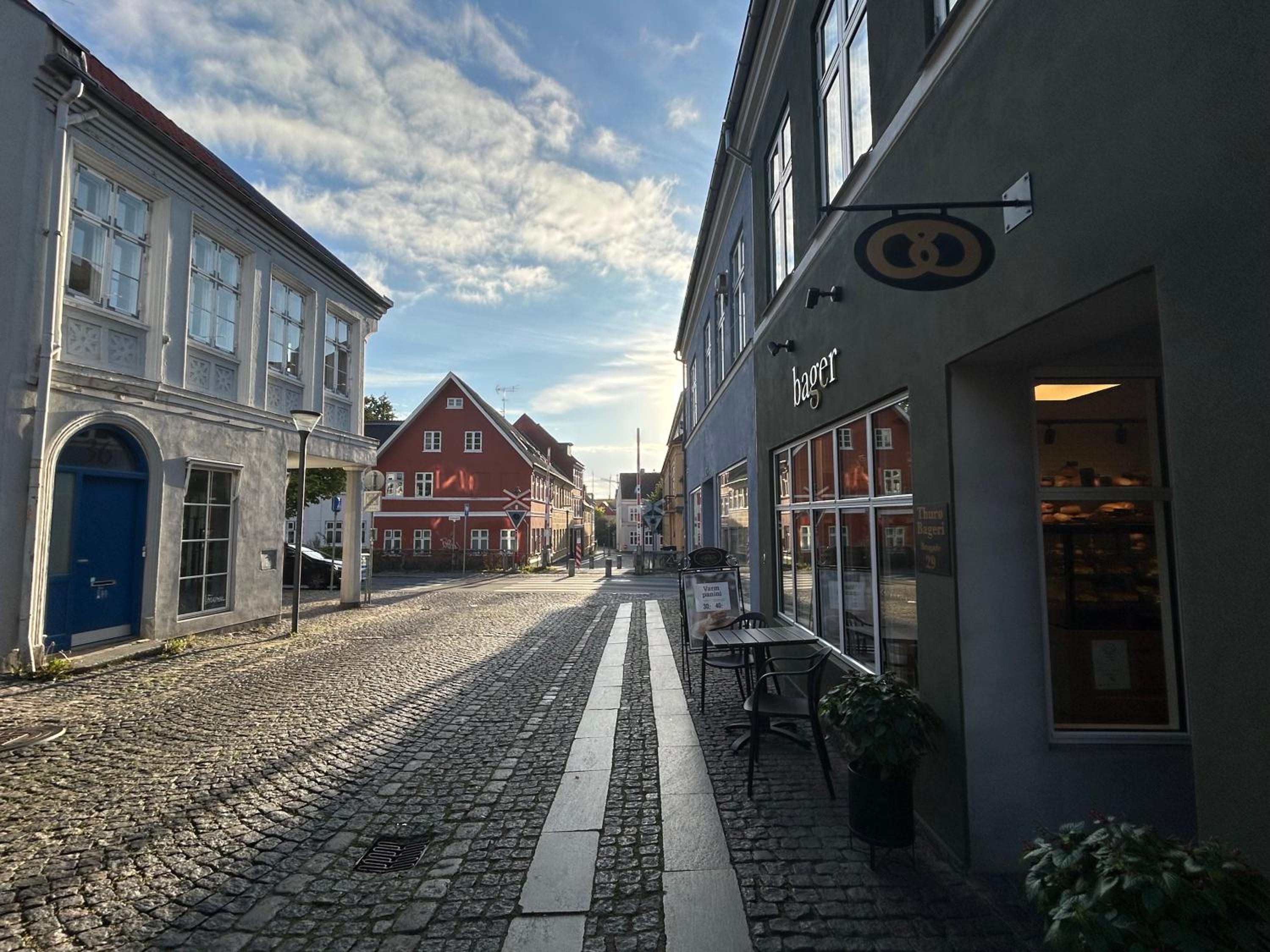Hel bylejlighed i det gamle pulsernede Svendborg