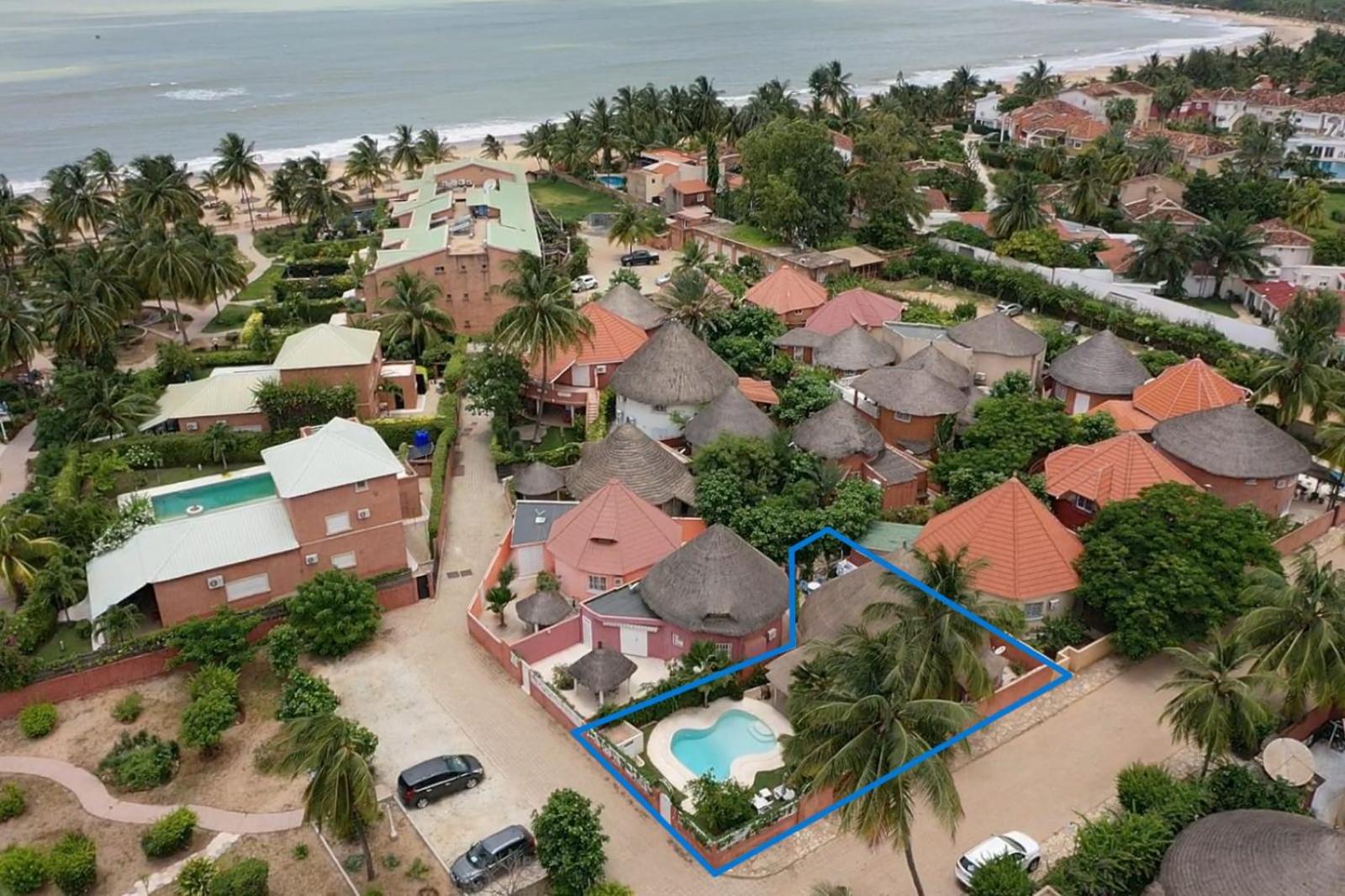 Villa bord de mer avec piscine à safari village