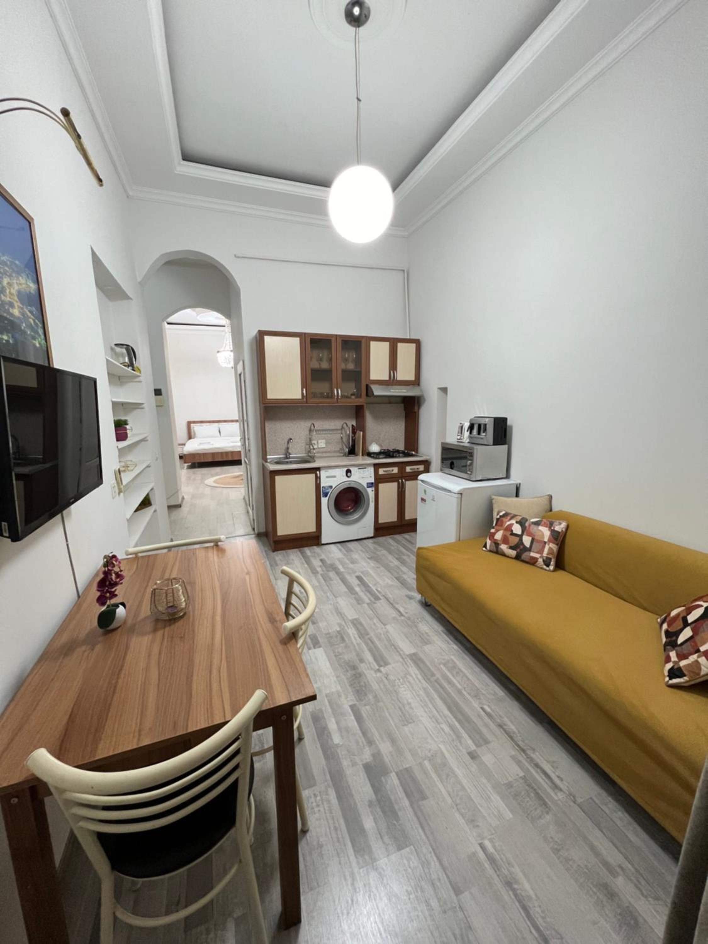 Nizami street apartment with an ideal balcony