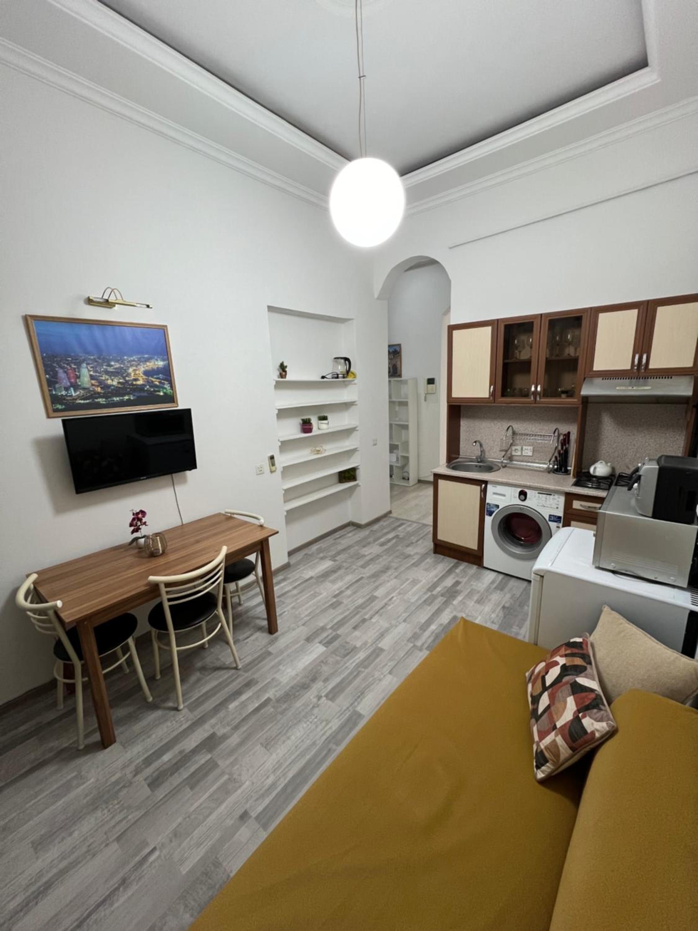Nizami street apartment with an ideal balcony