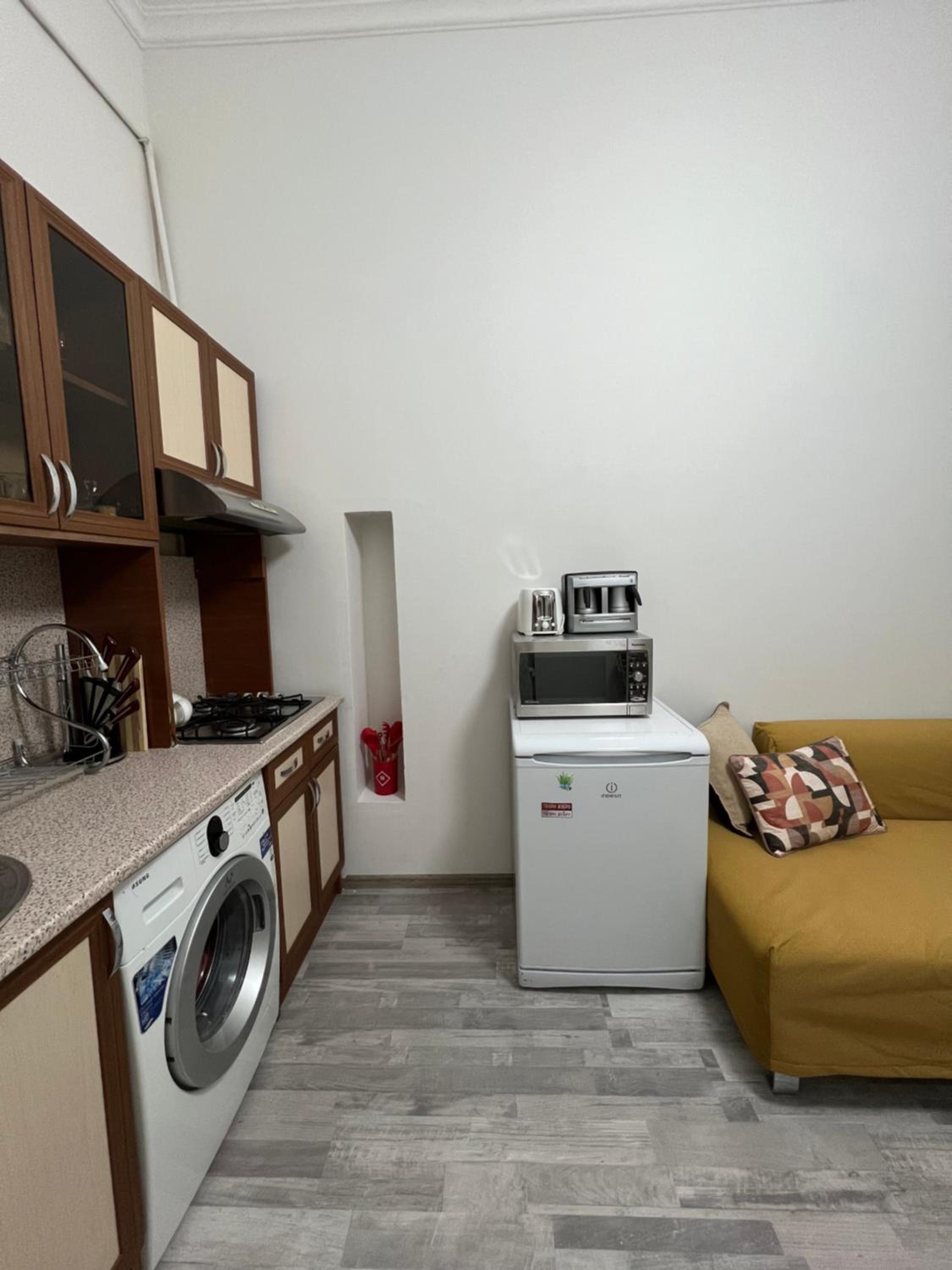 Nizami street apartment with an ideal balcony