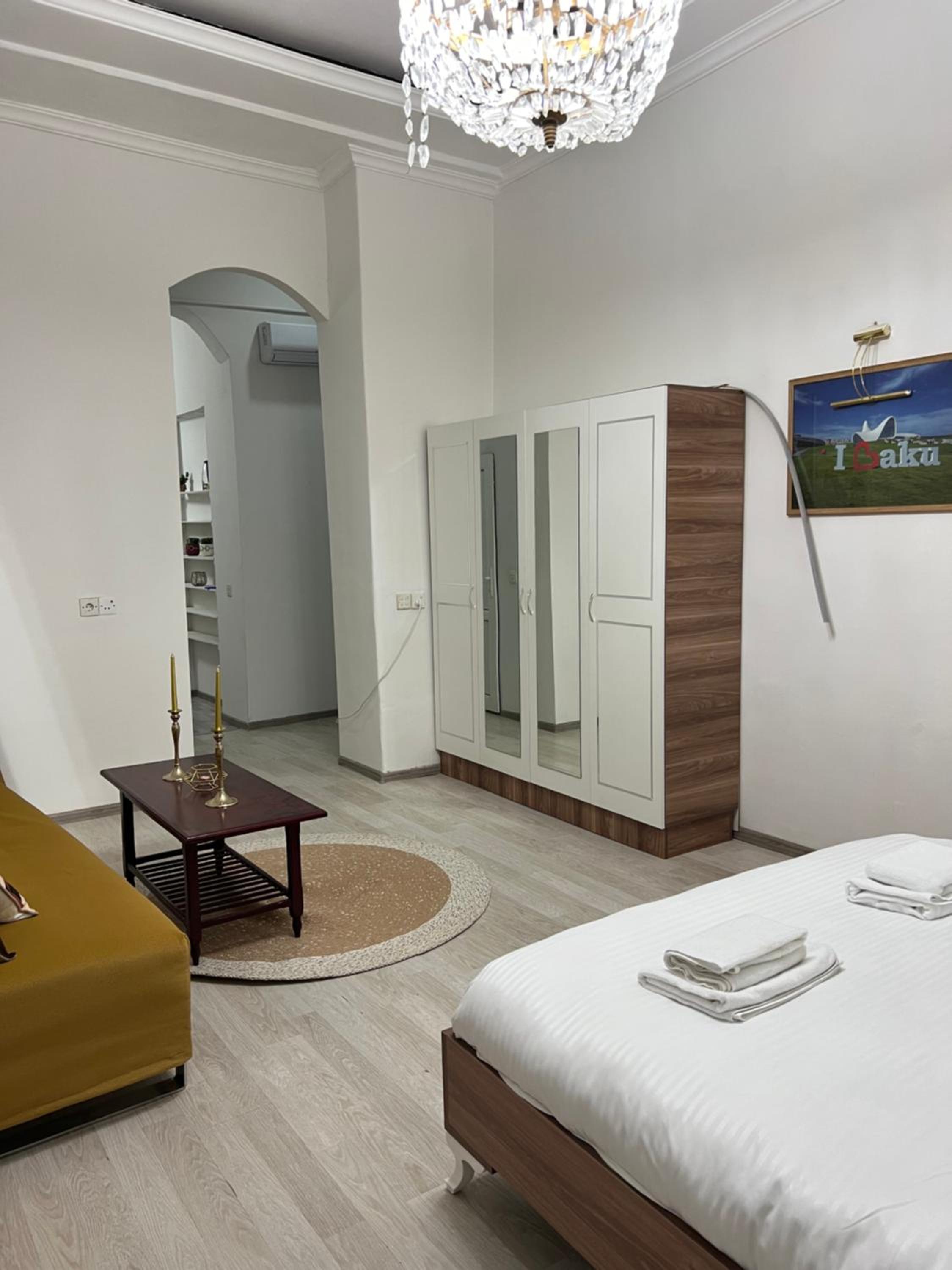 Nizami street apartment with an ideal balcony