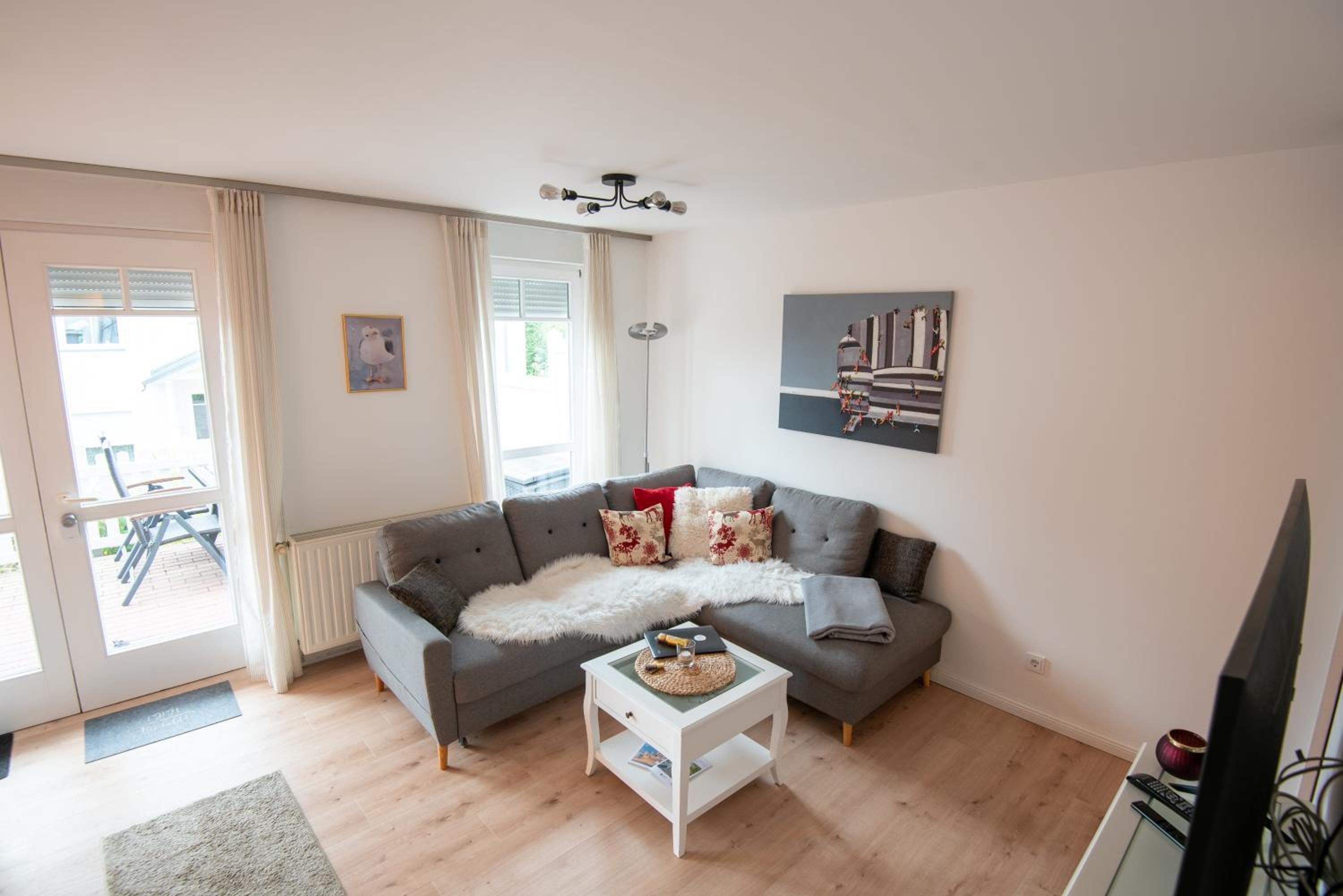 Parkresidenz Concordia Sellin Wohnung 12 mit Sauna und Terrasse