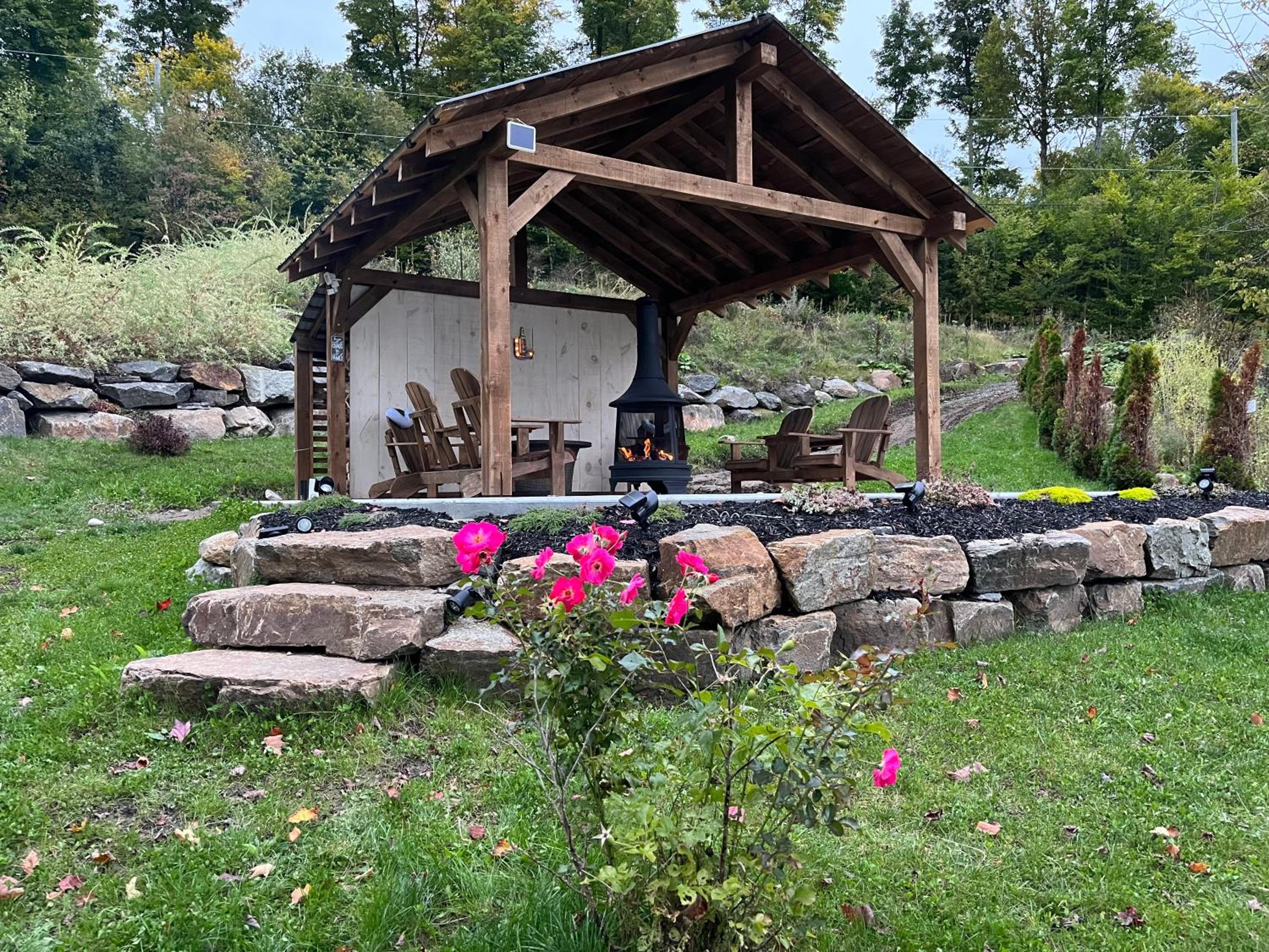 Chalet spa rivière saint Maurice