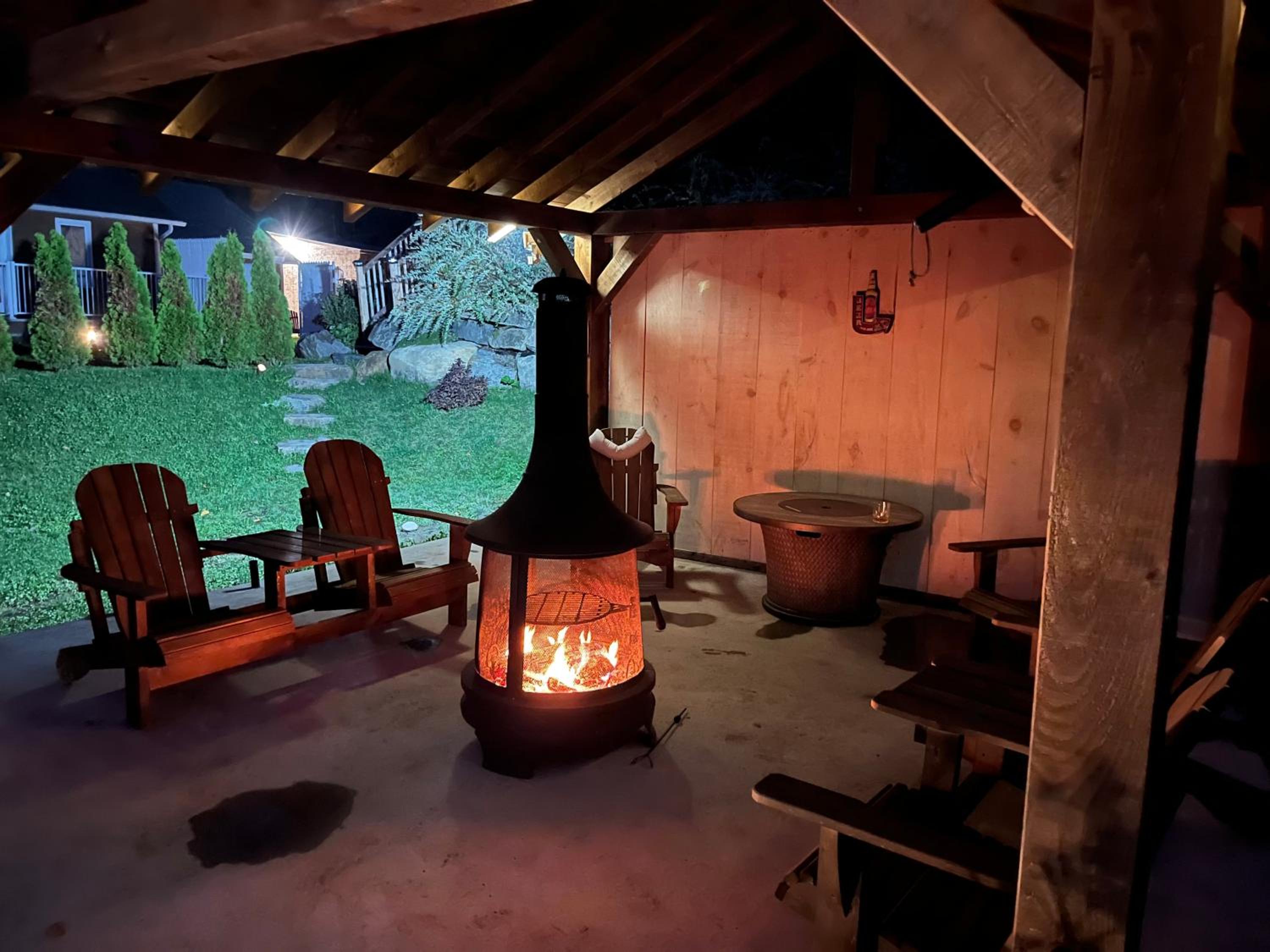 Chalet spa rivière saint Maurice