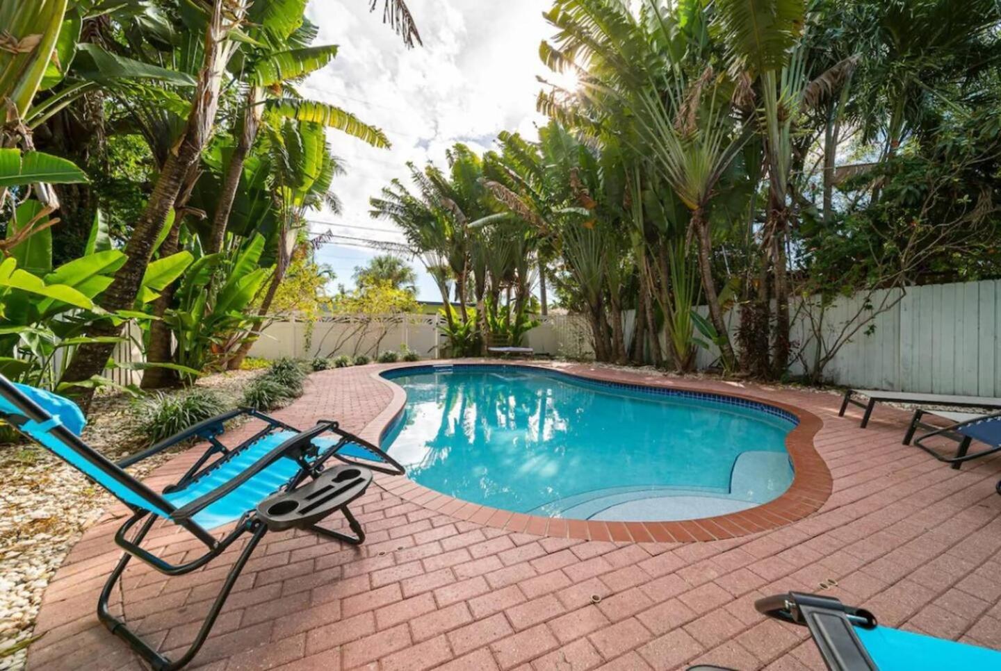 Relaxing Home Pool view 2