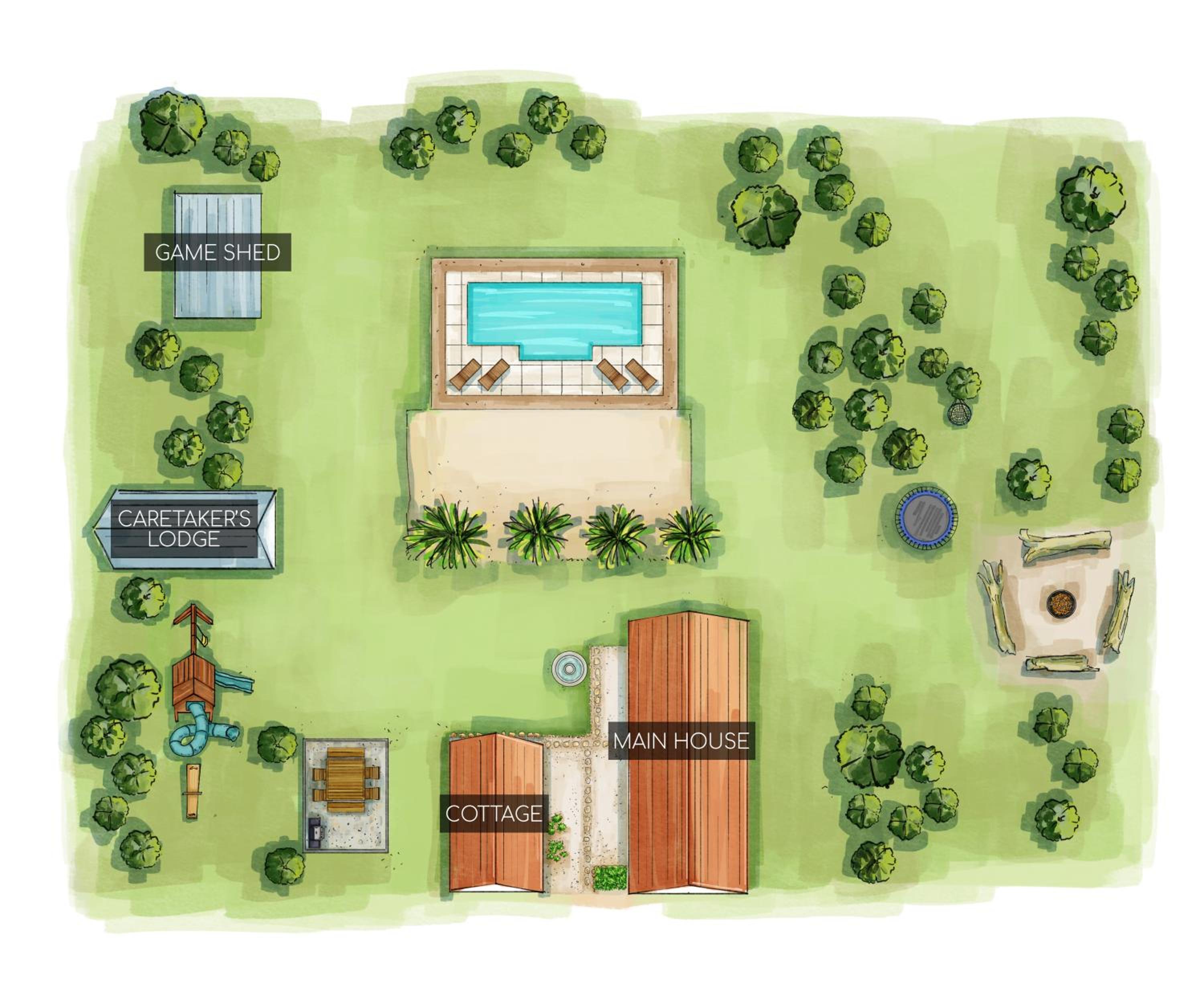 Las Palmas Hunter Valley Estate, 11m Pool, Kangaroos, Fire Pit, Playground