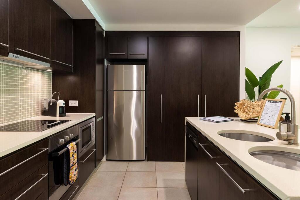 Luxury Port Douglas beachside 3 Bedroom Temple Apartment with Private roof top terrace Due to copyright we can't disclose the resort name but google Port D