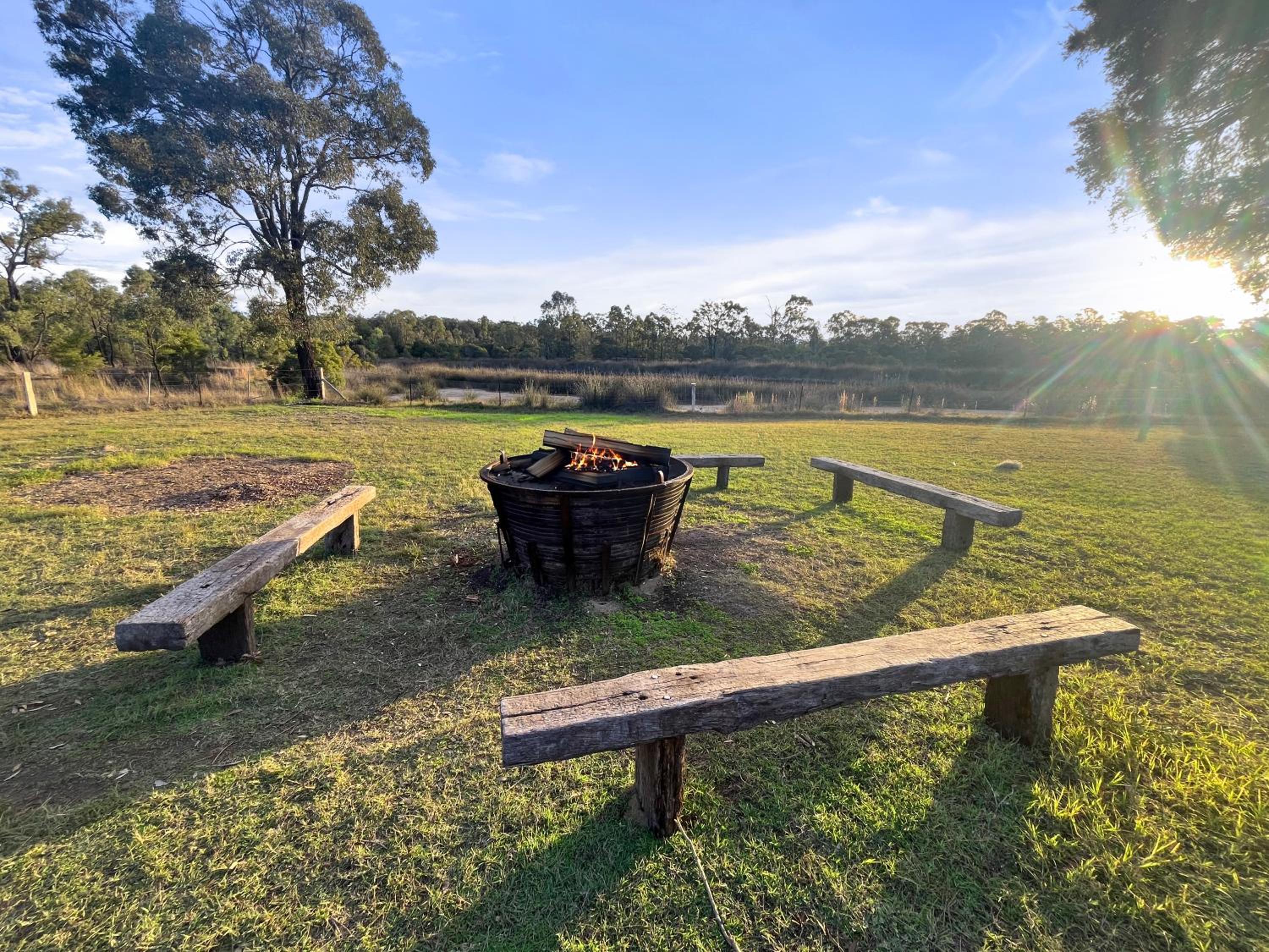 Roads End with Games Barn Ponies Alfresco Dining