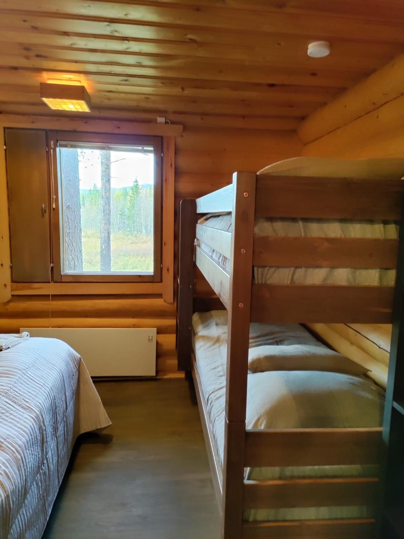 Log cabin Ylläs Valokki - sauna, fireplace, Ylläs view