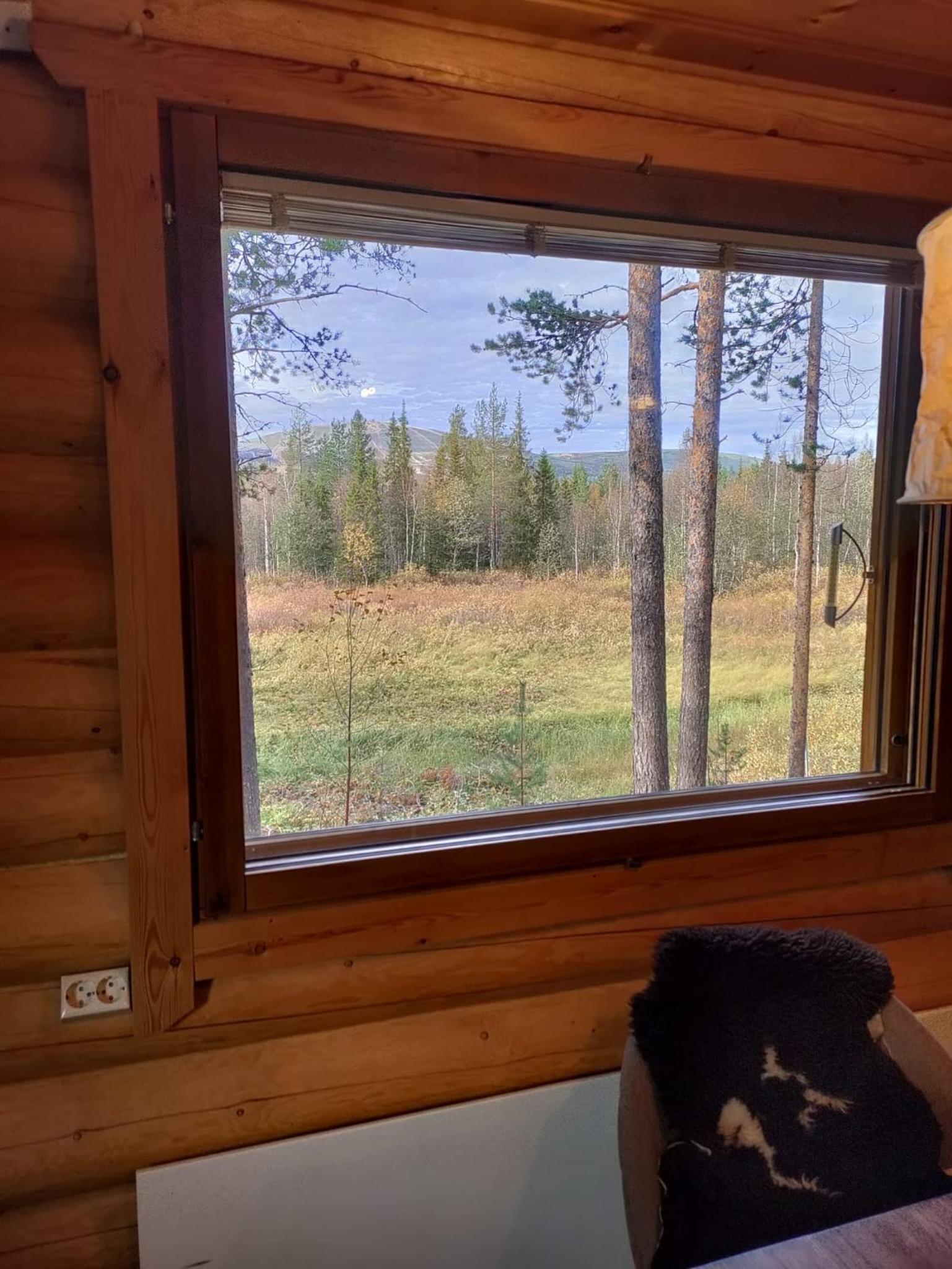 Log cabin Ylläs Valokki - sauna, fireplace, Ylläs view
