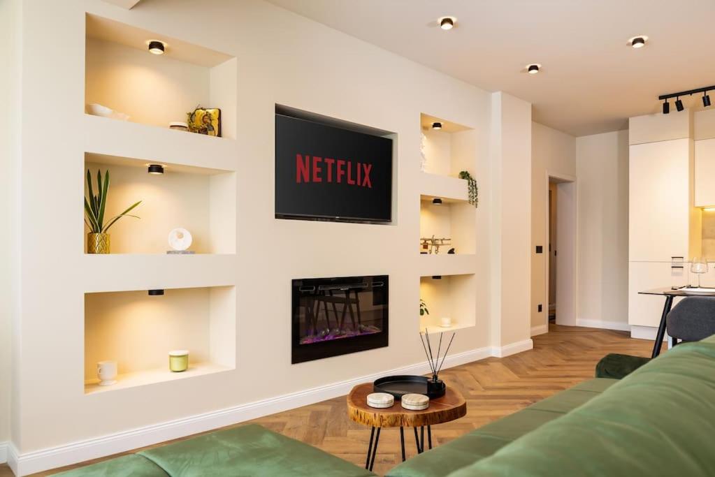 Olive Green Designer Apartment