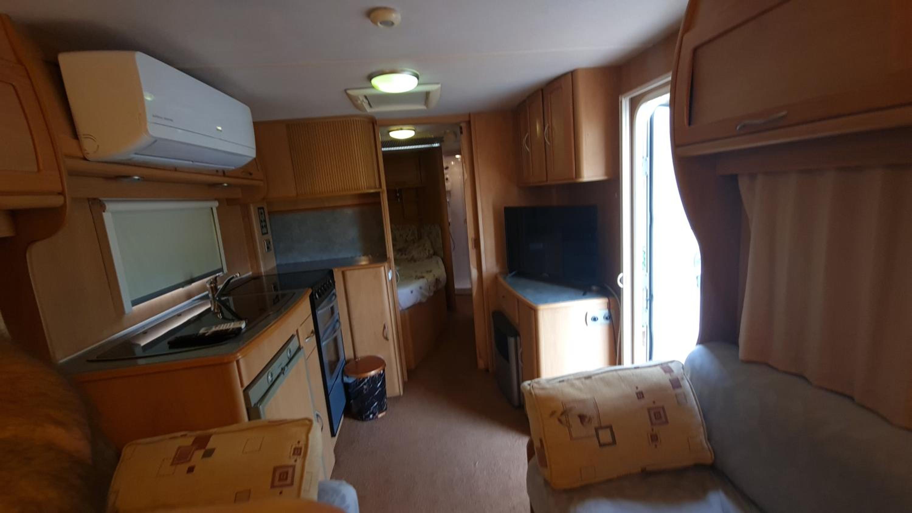 caravan on the lake