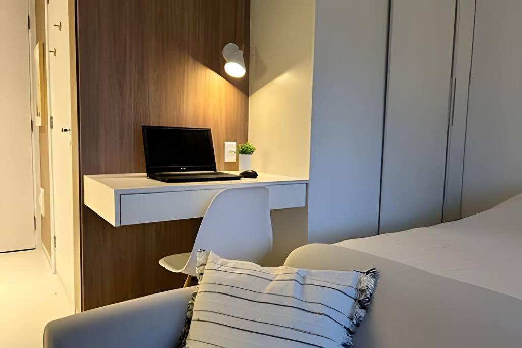 Studio completo e acolhedor para se sentir em casa