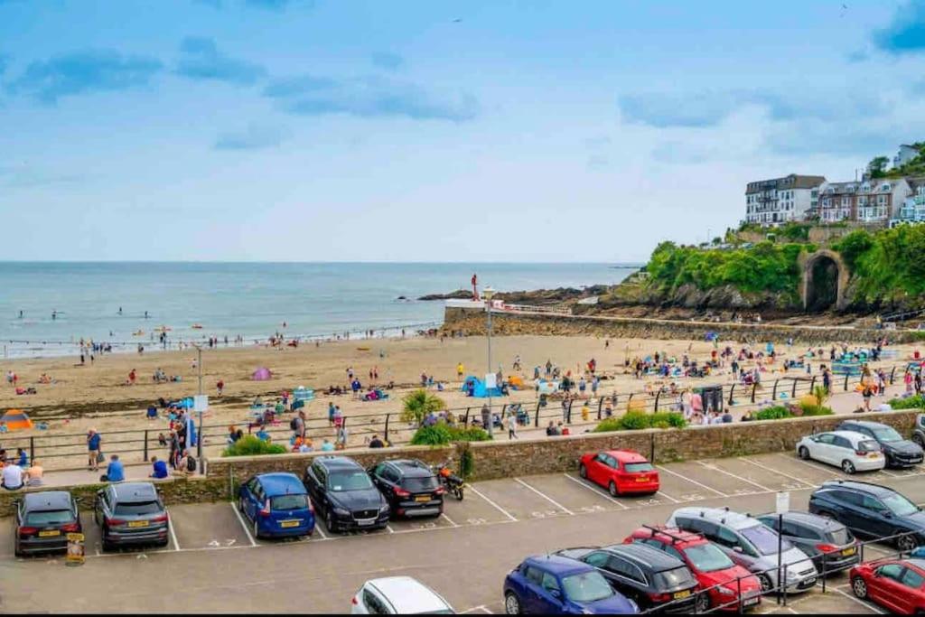 Seaway Beach House Looe Beach view 5