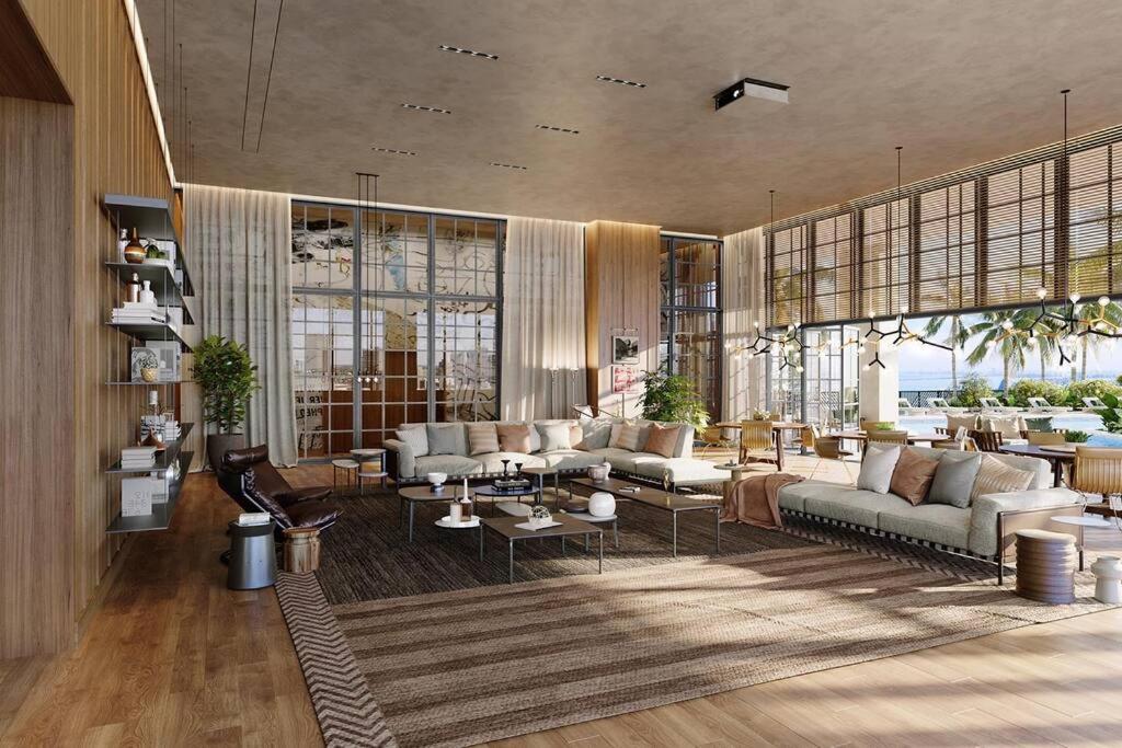 Miami Sky Luxury 27th Floor, Waterfront Balcony, Panoramic View & City Lights , Resort Pool,Gym,Spa Restaurants